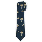 Buckle-Down Necktie - South Carolina Flag Distressed/Black Neckties Buckle-Down