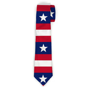Buckle-Down Necktie - Stars & Stripes Ribbon Red/Blue/White Neckties Buckle-Down
