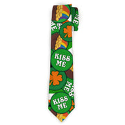 Buckle-Down Necktie - St. Pat's 4-Buttons Stacked Neckties Buckle-Down