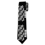 Necktie Standard - Accordion Black/White/Grays Neckties Buckle-Down
