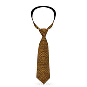 Necktie Standard - Wonder Woman 2017 Icon Repeat Brown/Gold Neckties DC Comics   