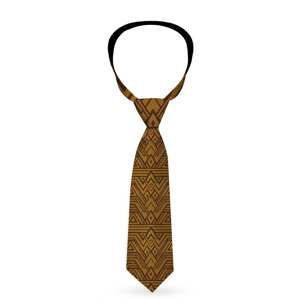 Necktie Standard - Wonder Woman 2017 Icon Repeat Brown/Gold Neckties DC Comics   