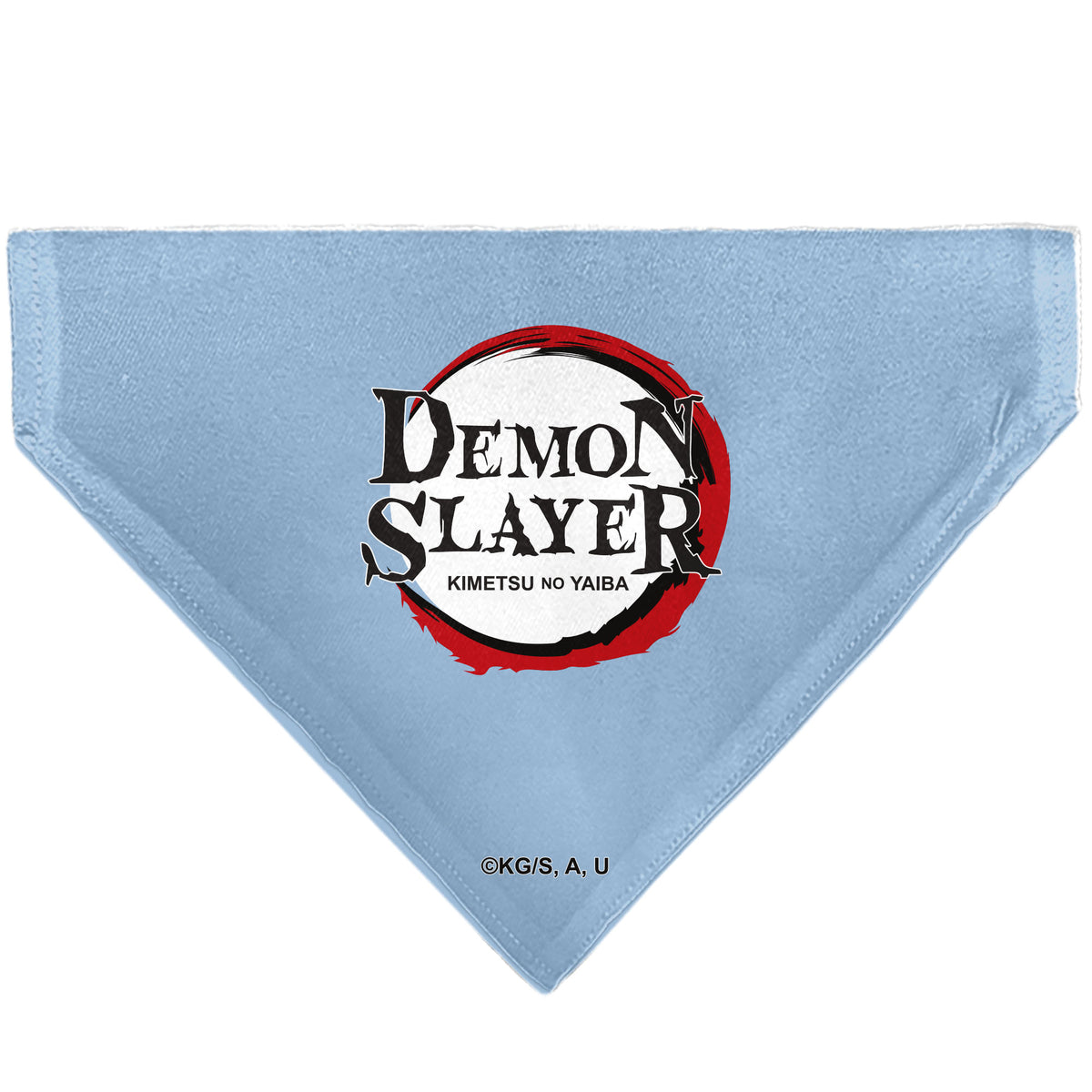 Pet Bandana - Demon Slayer Inosuke Hashibira Beast Breath Pose Chevron Blues Pet Bandanas Demon Slayer