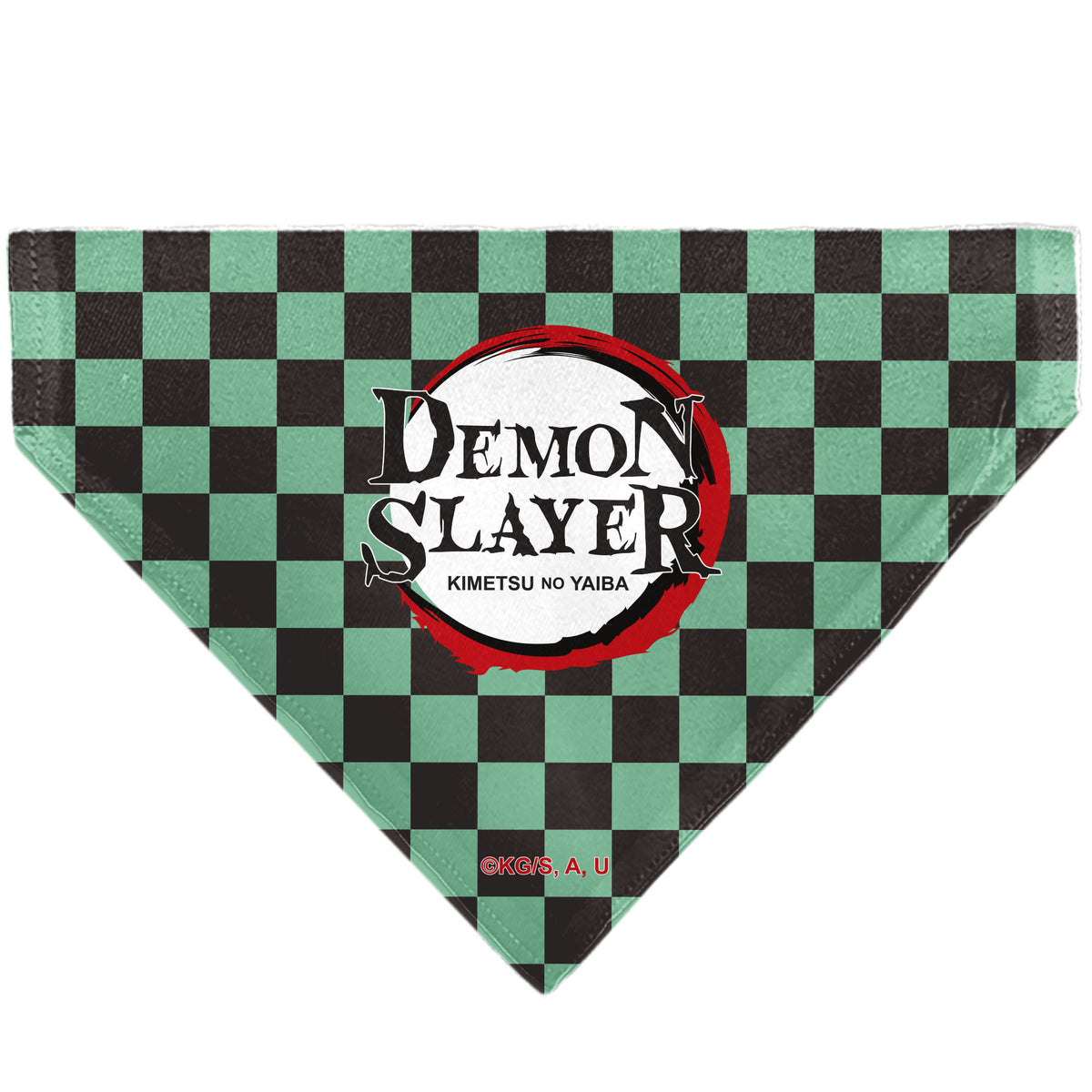 Pet Bandana - Demon Slayer Tanjiro Kamado Smiling Pose Tan Pet Bandanas Demon Slayer