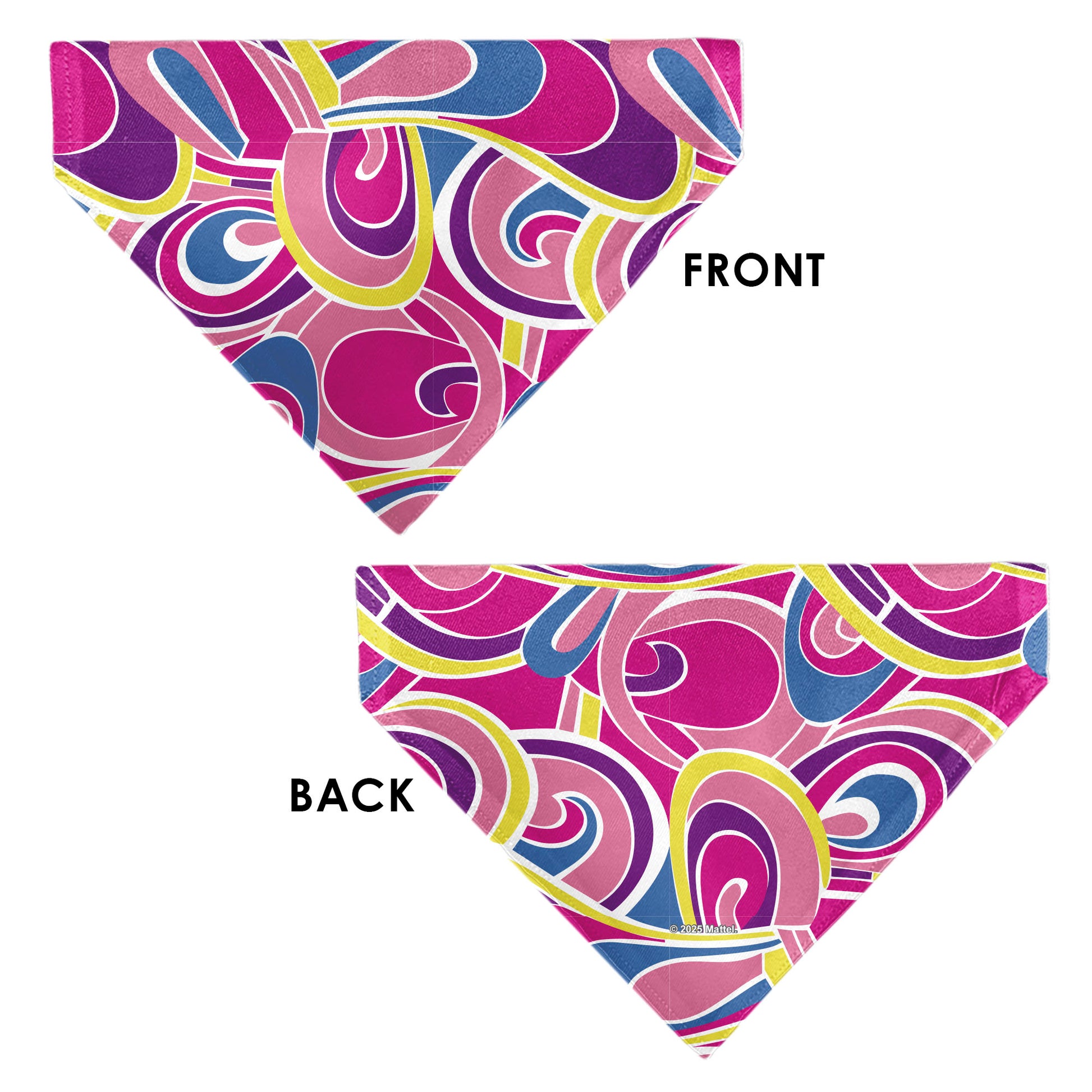 Pet Bandana - Barbie Swirl Pinks/Multi Color Pet Bandanas Mattel