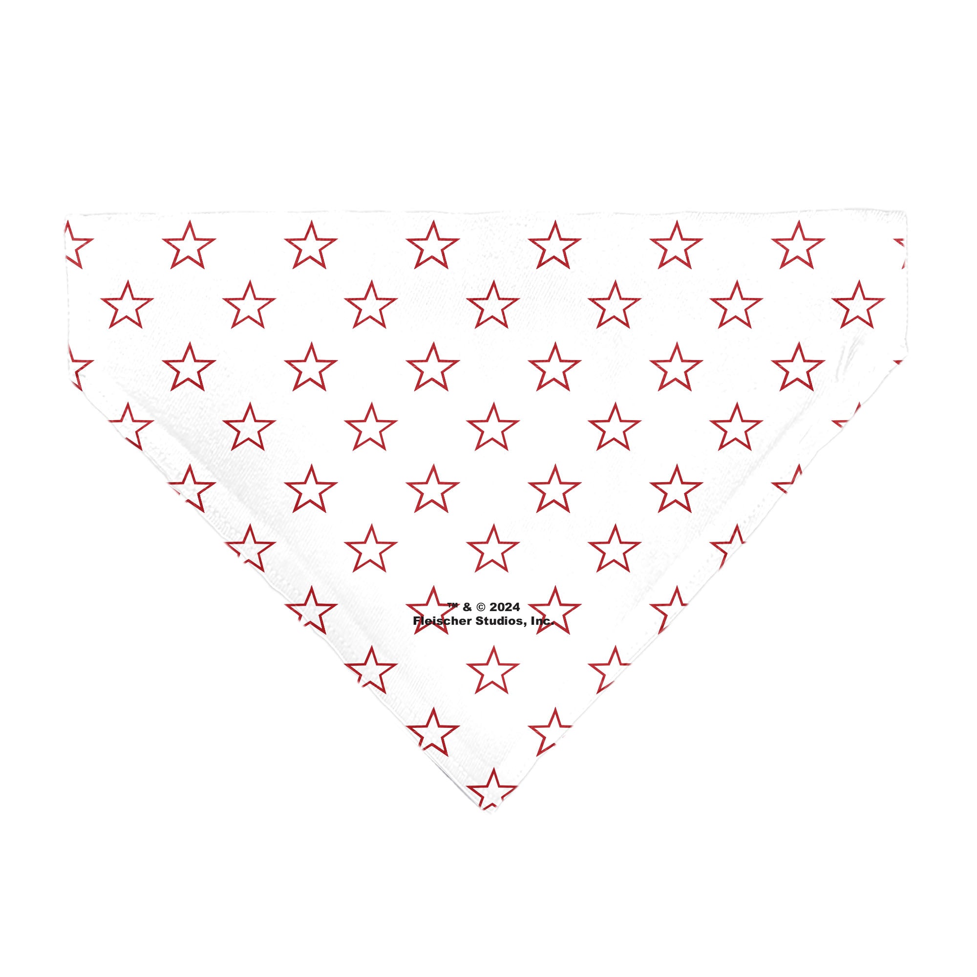 Pet Bandana - Bandana BETTY BOOP Face Heart and Text Stars White/Red Pet Bandanas Betty Boop