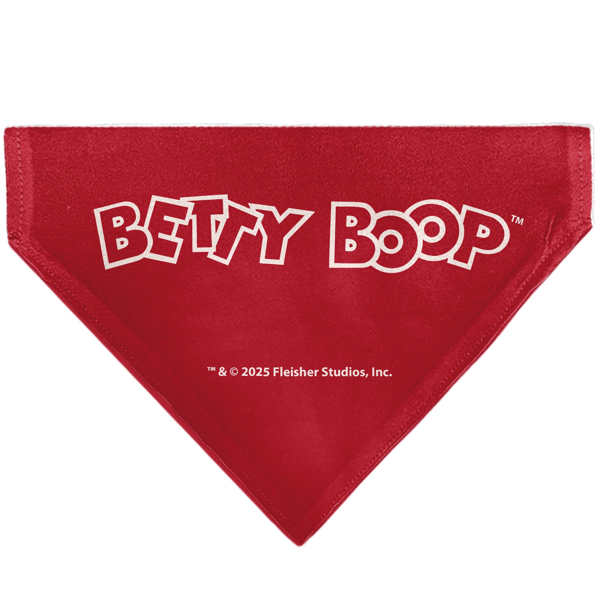Pet Bandana - Betty Boop USA Heart Pose and Stars White/Red Pet Bandanas Betty Boop