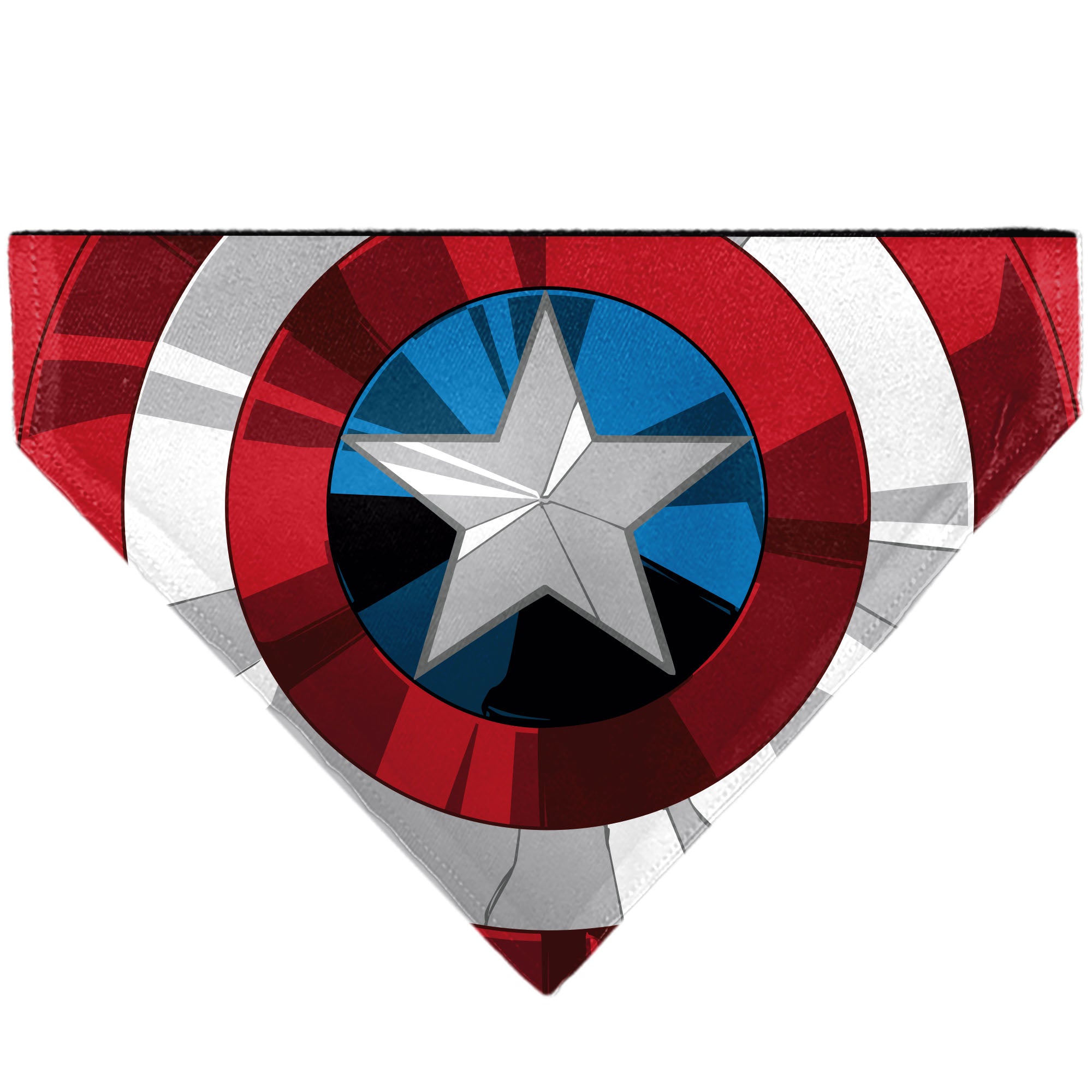 Pet Bandana - Captain America Shield Red/White/Blue Pet Bandanas Marvel Comics