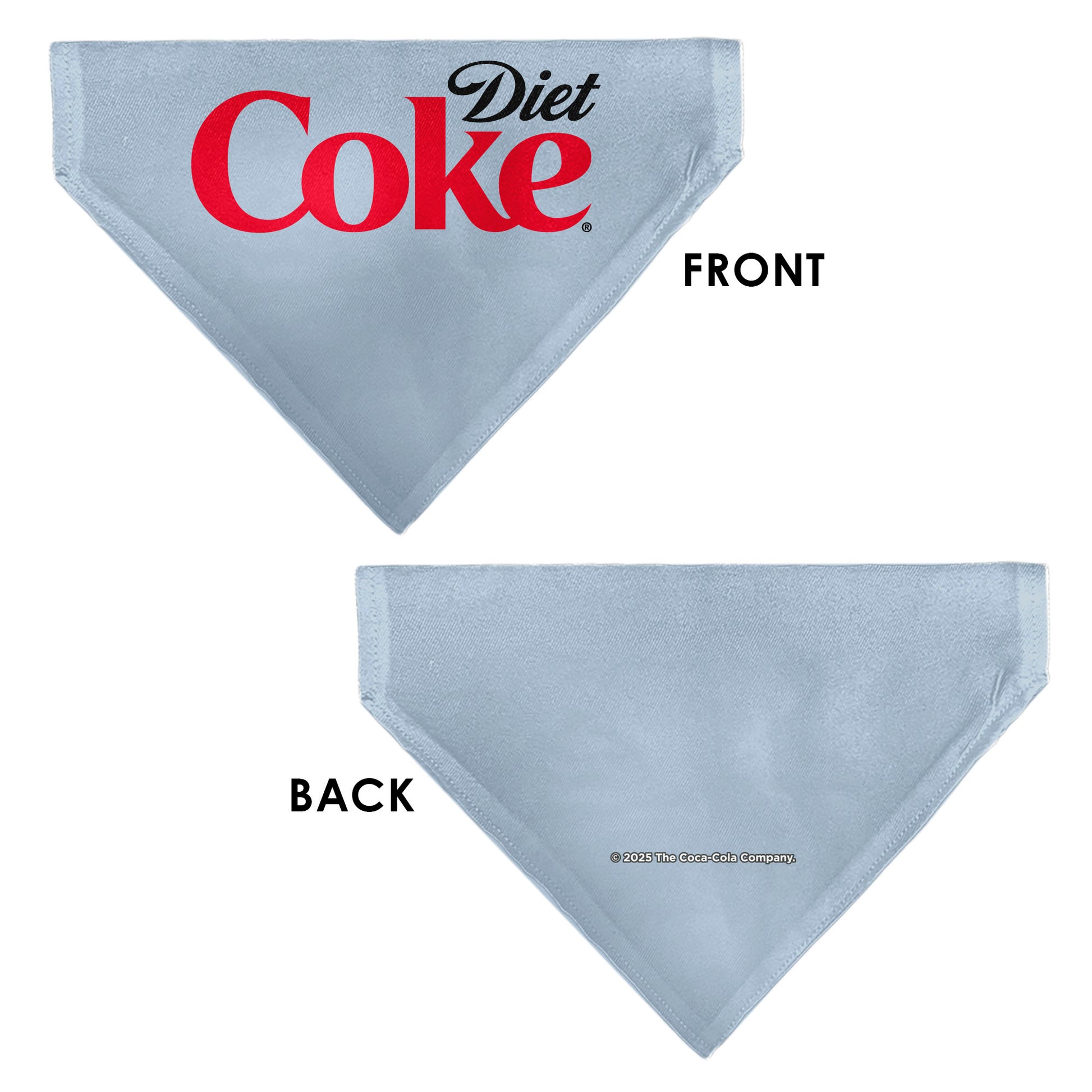 Pet Bandana - DIET COKE Logo Gray/Black/Red Pet Bandanas Coca-Cola