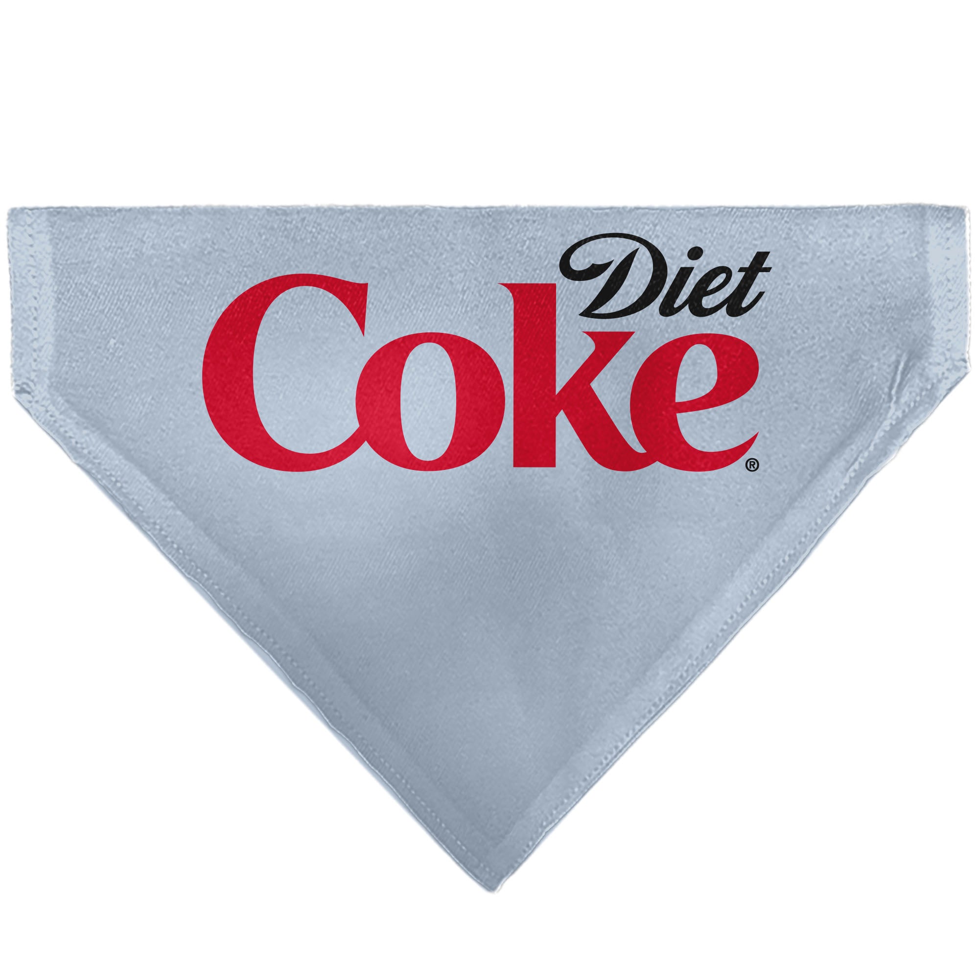 Pet Bandana - DIET COKE Logo Gray/Black/Red Pet Bandanas Coca-Cola