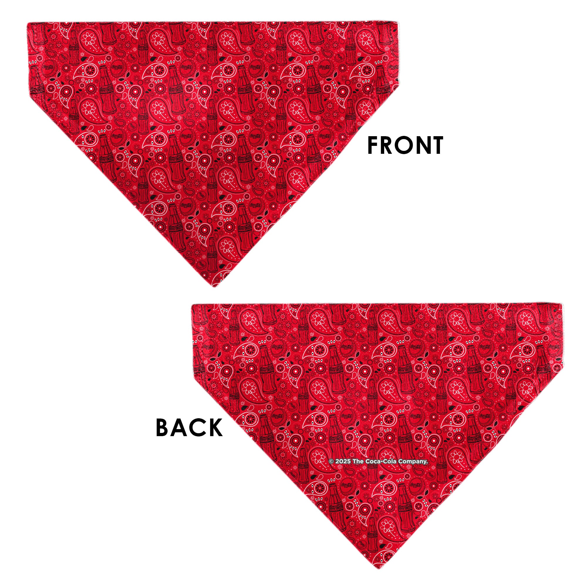 Pet Bandana - Coca-Cola Icons Bandana Collage Red/Black/White Pet Bandanas Coca-Cola