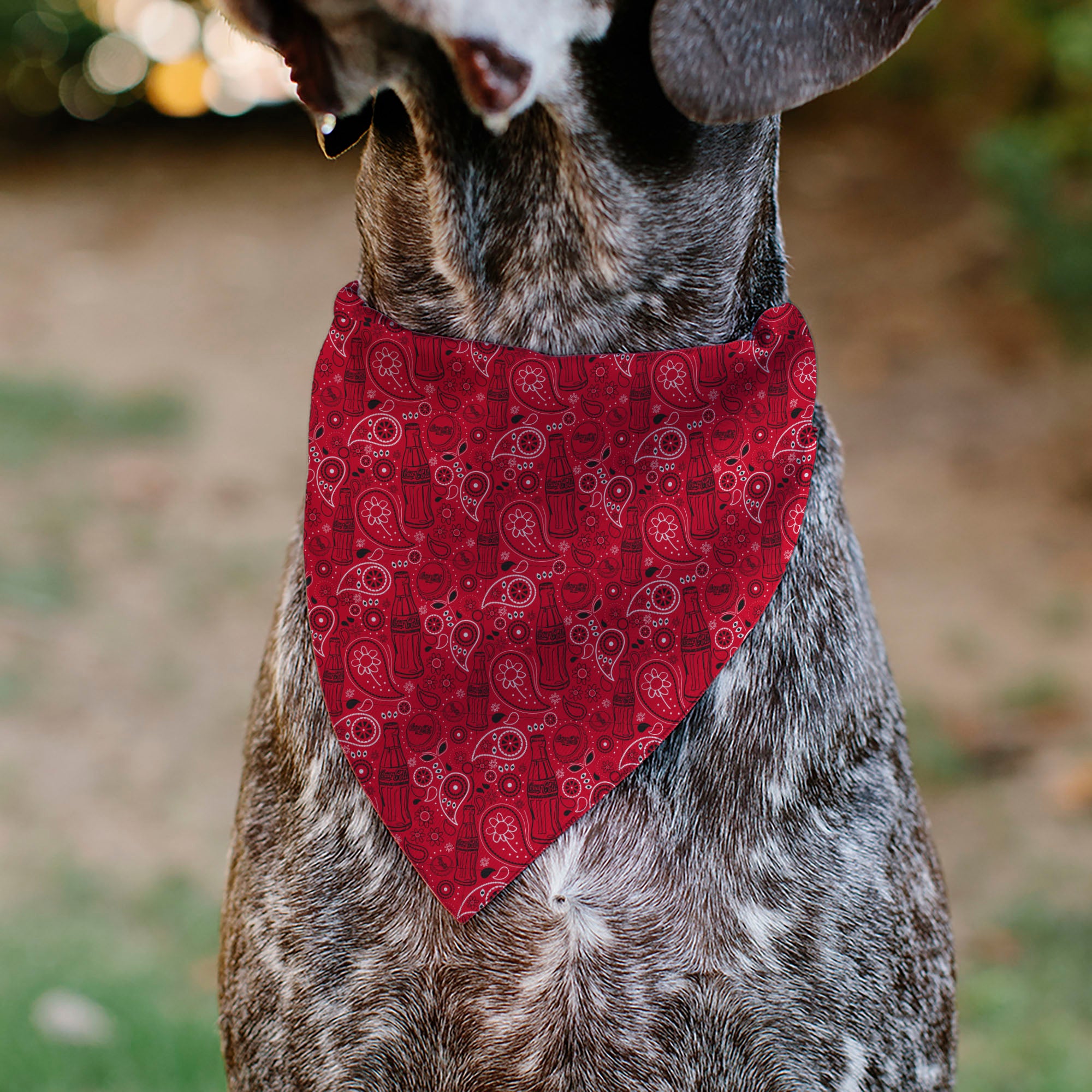 Pet Bandana - Coca-Cola Icons Bandana Collage Red/Black/White Pet Bandanas Coca-Cola