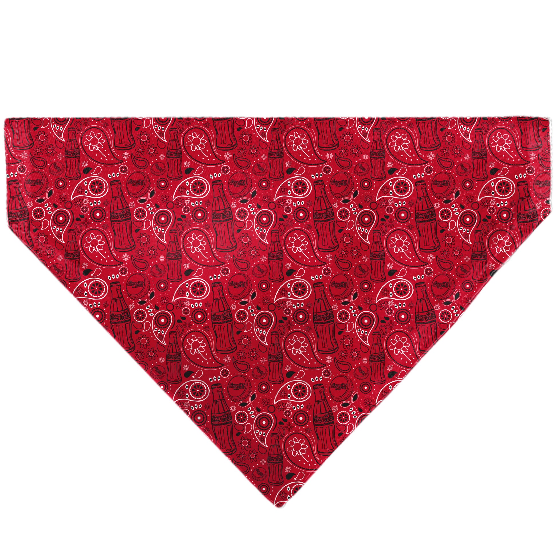Pet Bandana - Coca-Cola Icons Bandana Collage Red/Black/White Pet Bandanas Coca-Cola