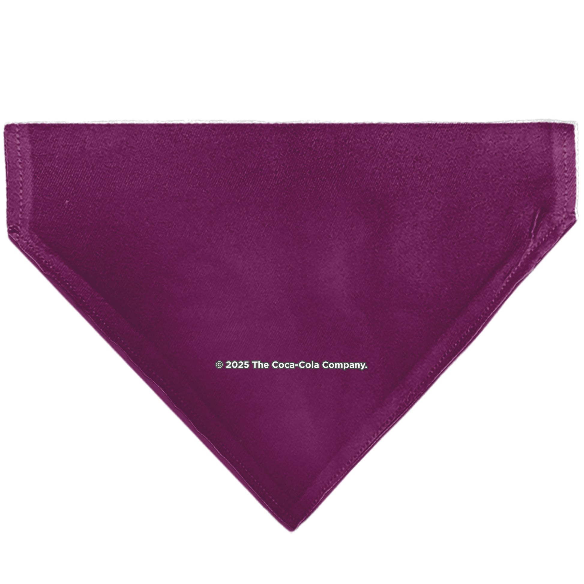 Pet Bandana - CHERRY COKE Wave Logo Burgundy/White Pet Bandanas Coca-Cola