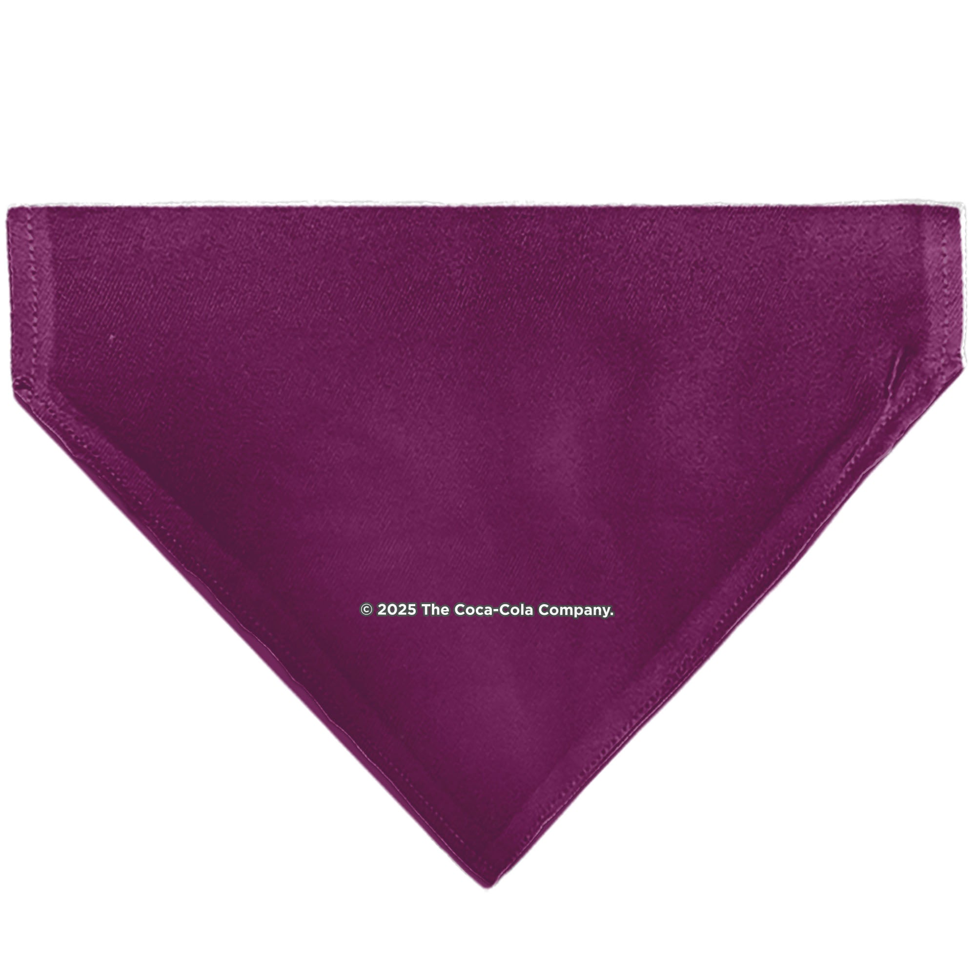 Pet Bandana - CHERRY COKE Wave Logo Burgundy/White Pet Bandanas Coca-Cola