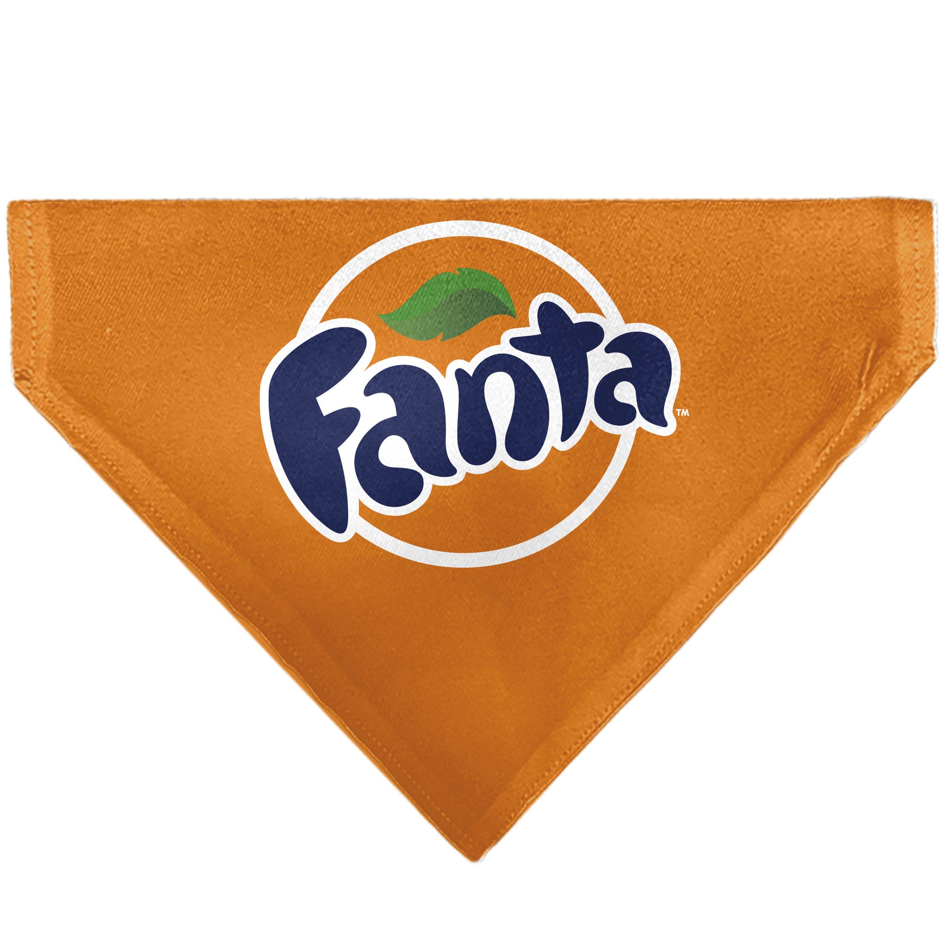 Pet Bandana - FANTA Orange Round Logo Orange/White/Blue Pet Bandanas Coca-Cola