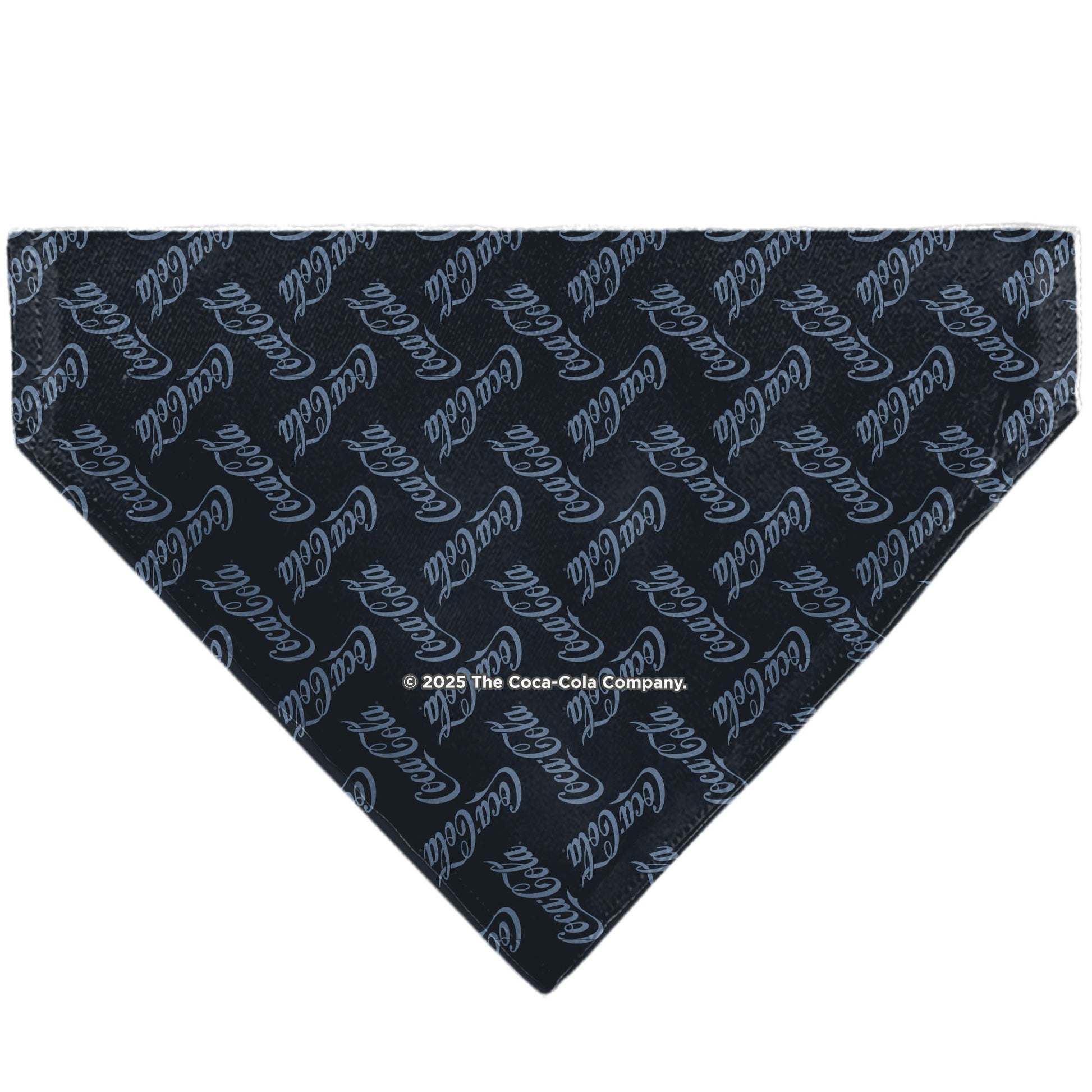 Pet Bandana - COCA-COLA Script Collage Navy/Light Blue Pet Bandanas Coca-Cola