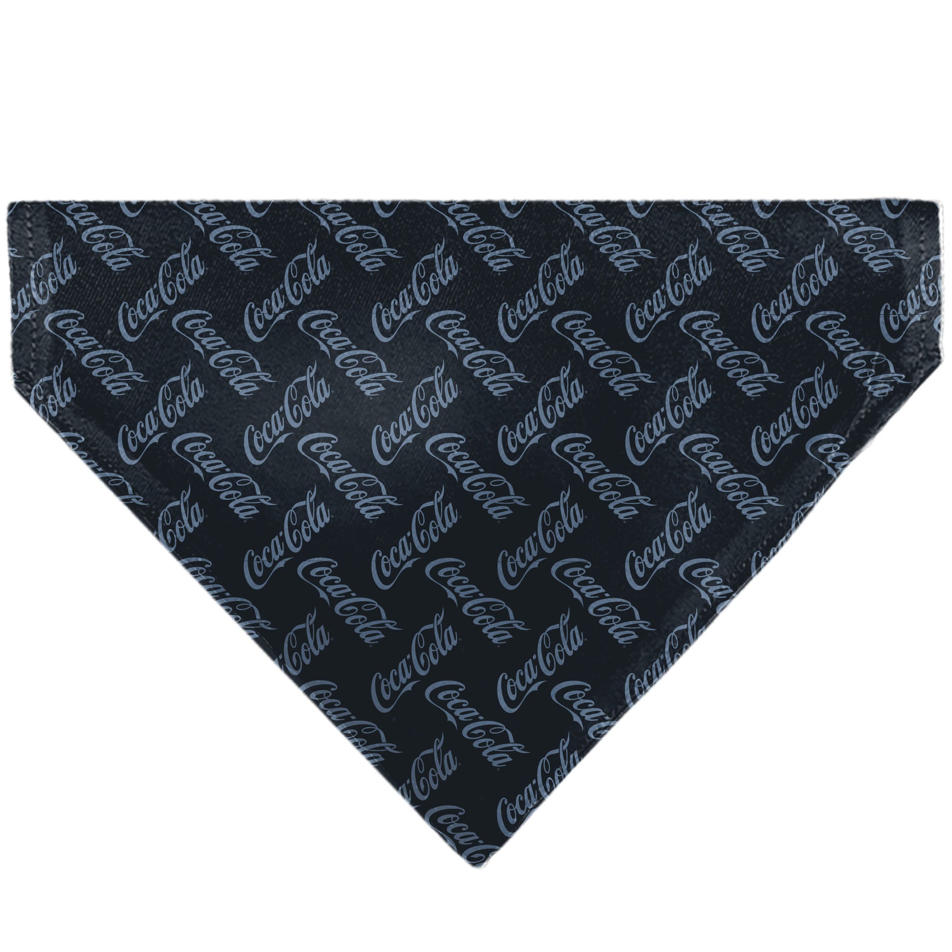 Pet Bandana - COCA-COLA Script Collage Navy/Light Blue Pet Bandanas Coca-Cola
