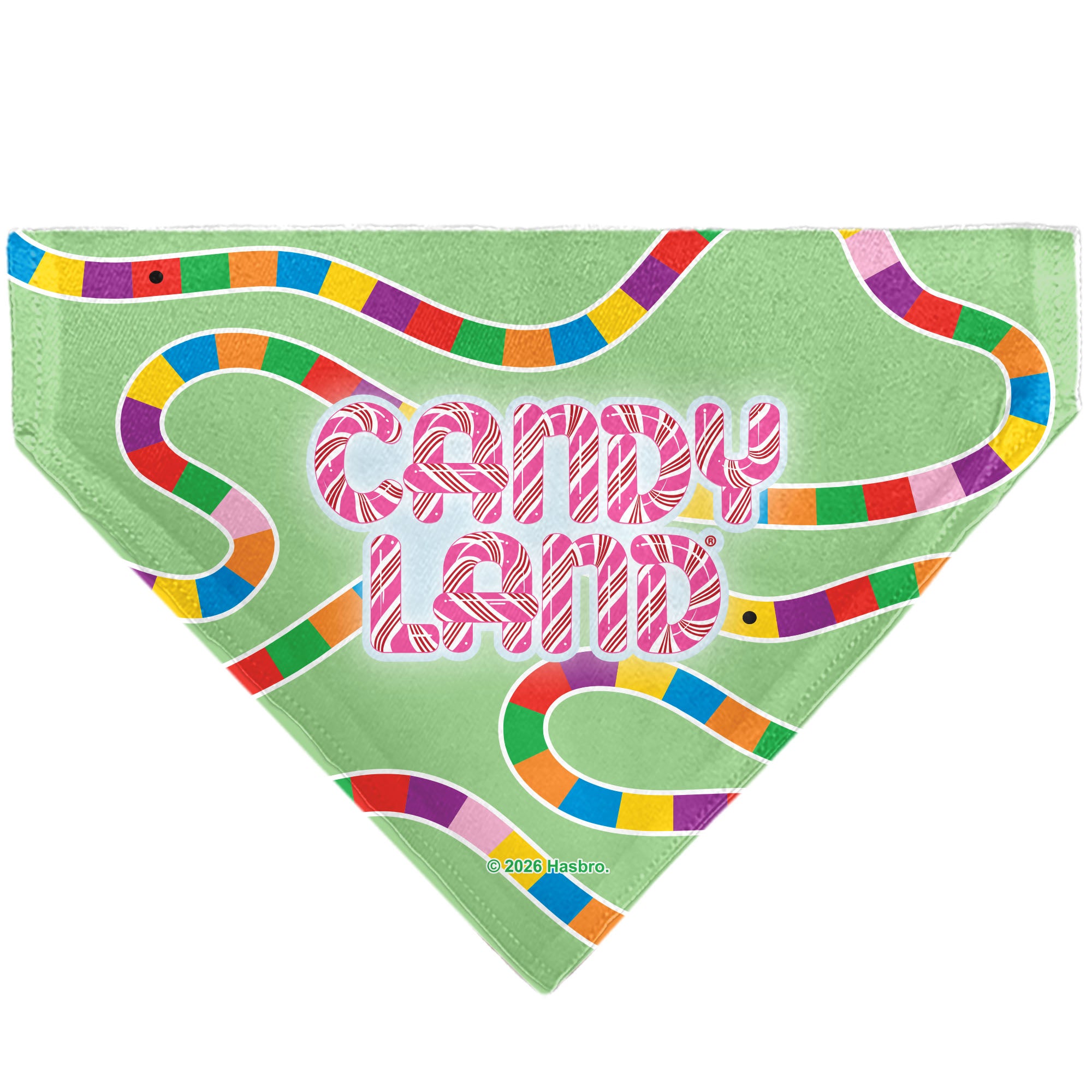 Pet Bandana - CANDY LAND Game Board Game Scenes and Logo Pet Bandanas Candy Land