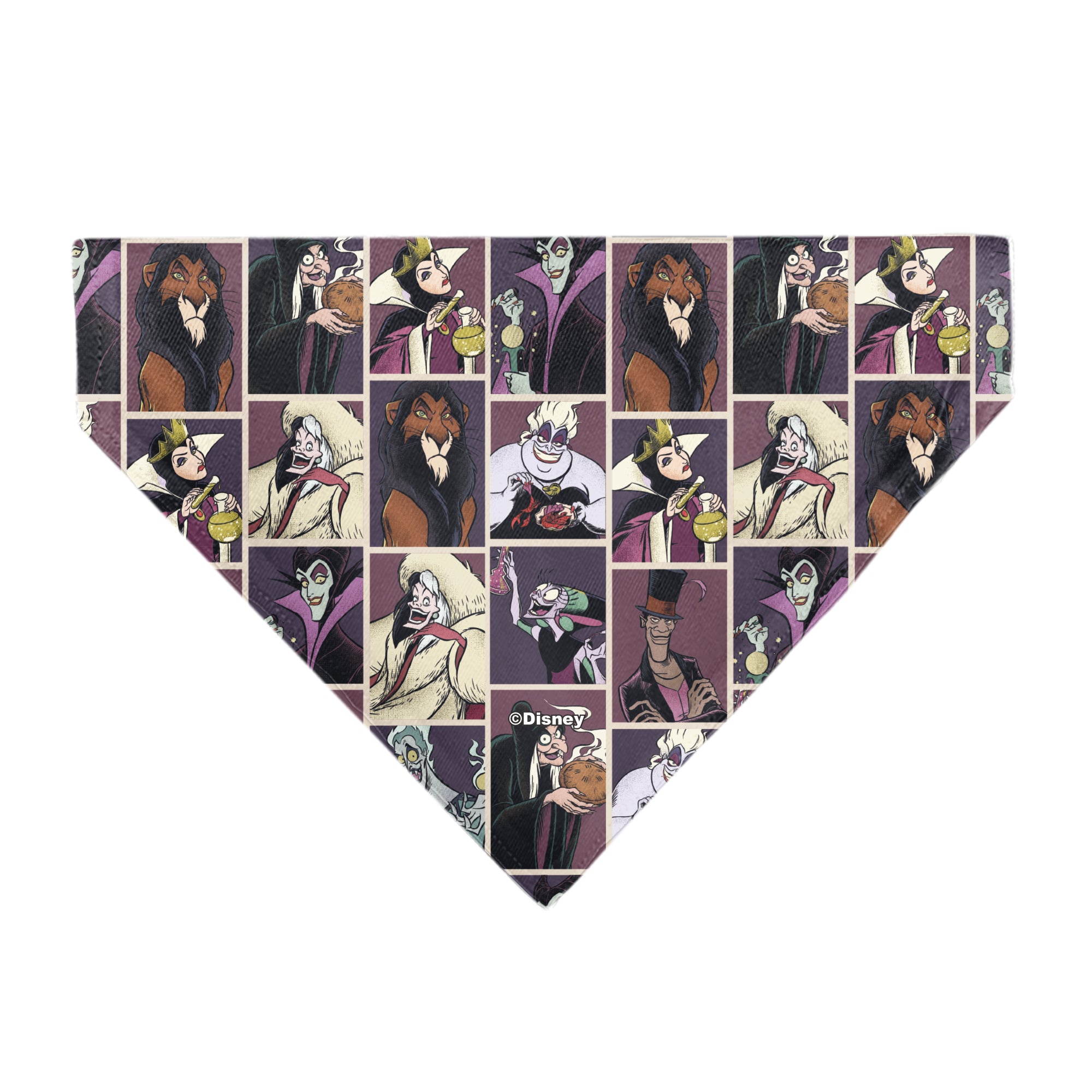 Pet Bandana - Disney Villains Pose Blocks Pet Bandanas Disney