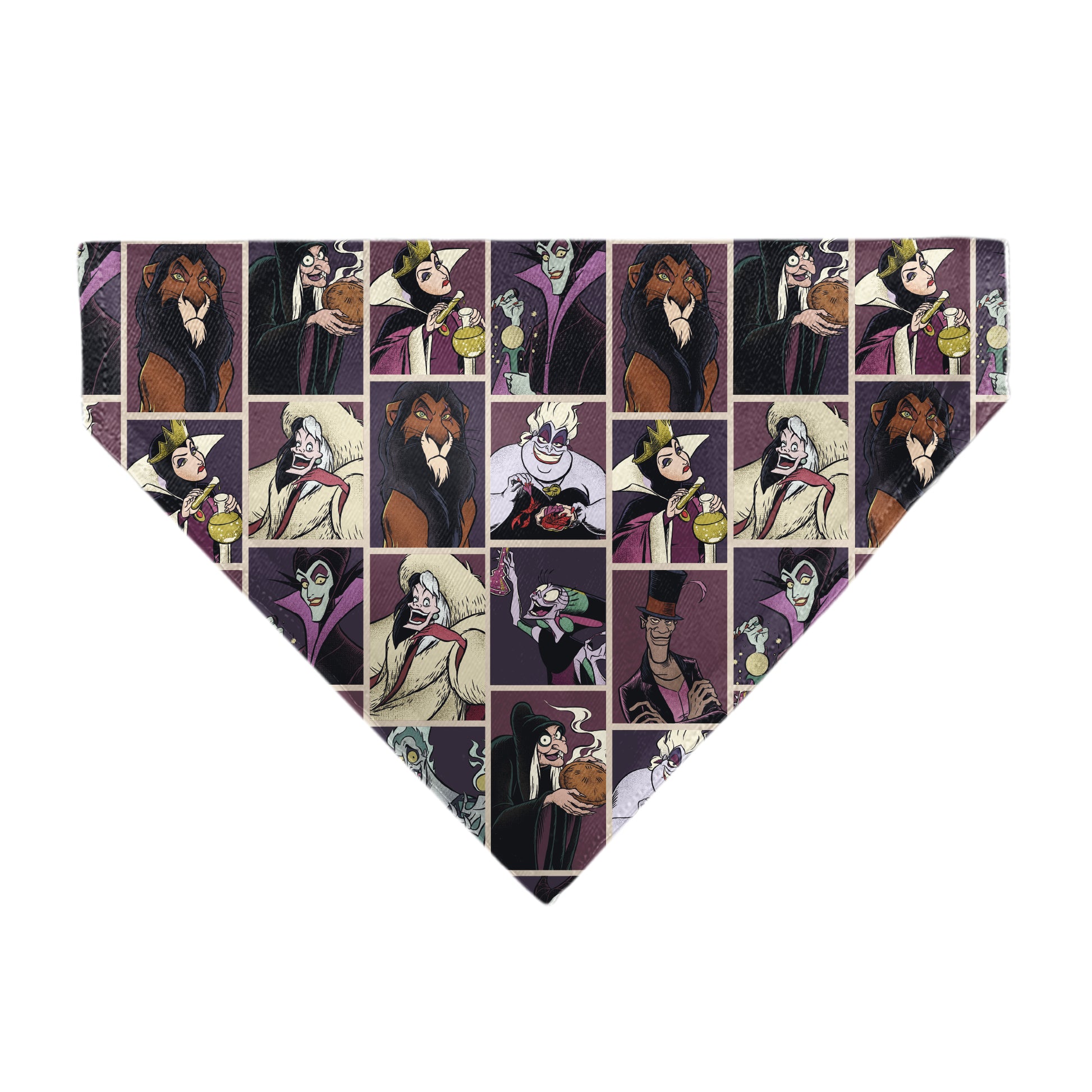 Pet Bandana - Disney Villains Pose Blocks Pet Bandanas Disney