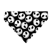 Pet Bandana - The Nightmare Before Christmas Jack Expressions Scattered Black/White Pet Bandanas Disney