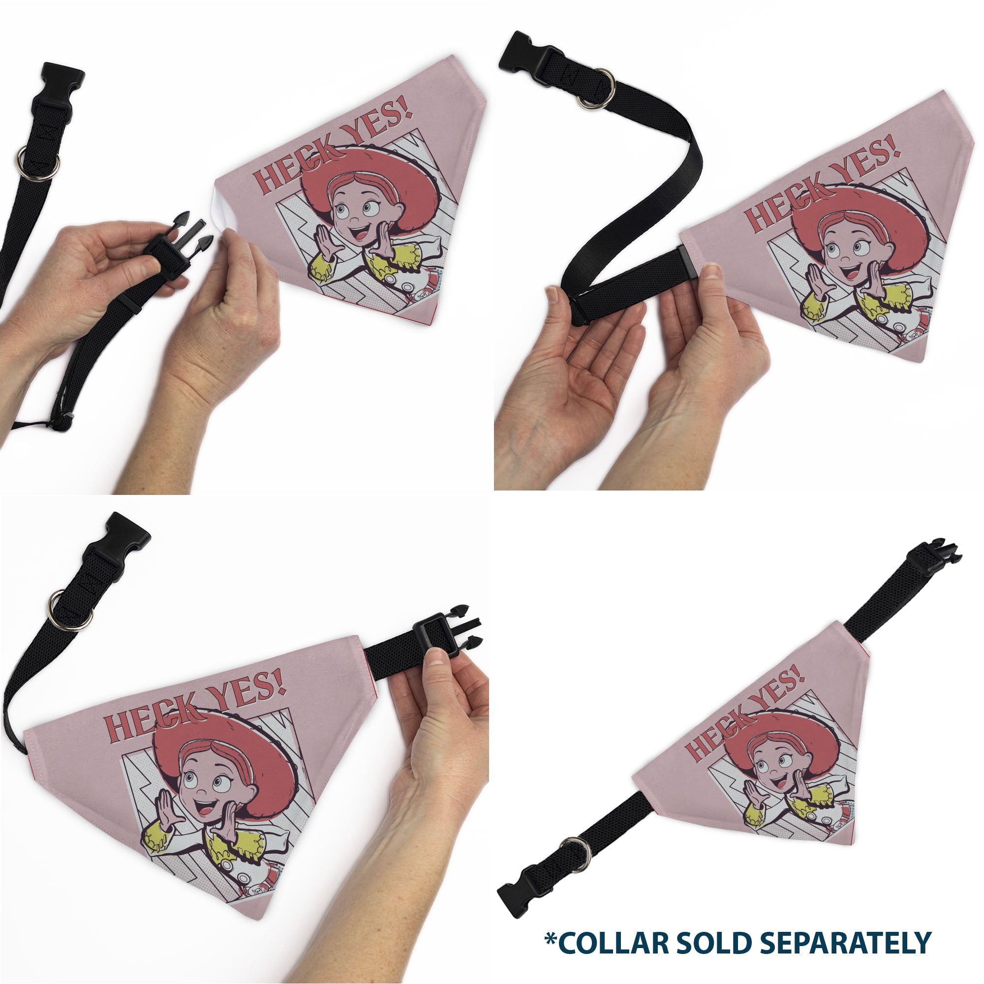 Pet Bandana - Toy Story Jessie HECK YES! Pose Pinks Pet Bandanas Disney