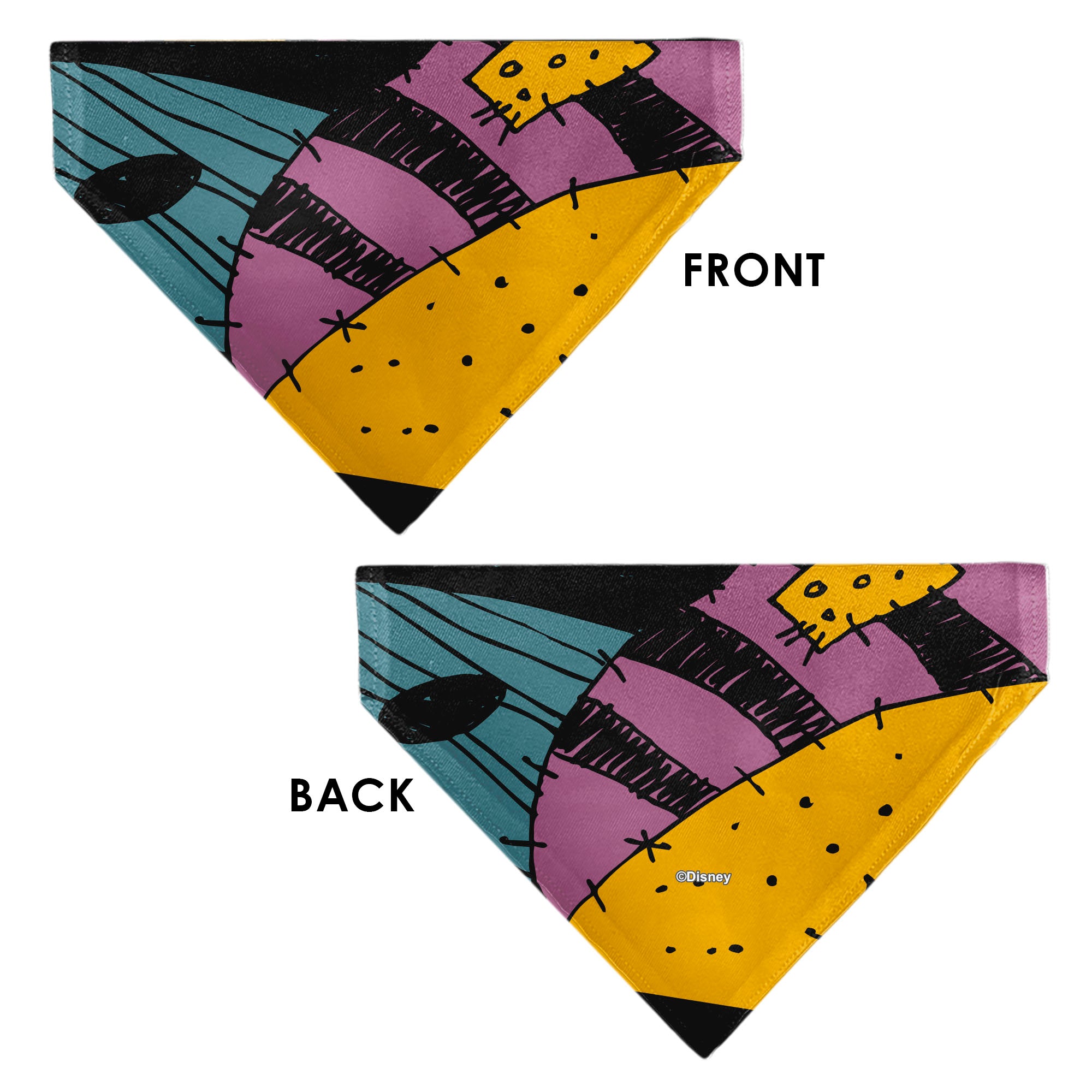 Pet Bandana - The Nightmare Before Christmas Sally Dress Patchwork