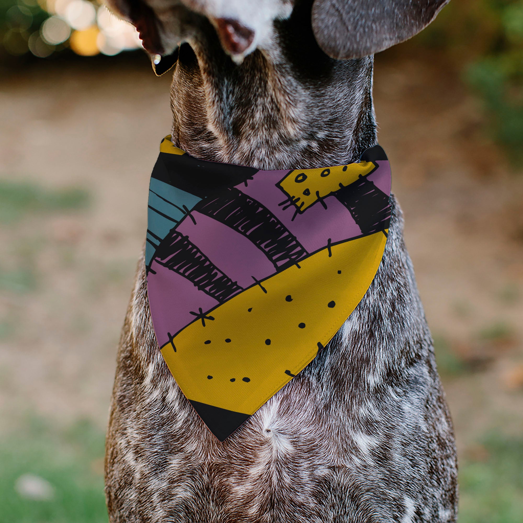 Pet Bandana - The Nightmare Before Christmas Sally Dress Patchwork