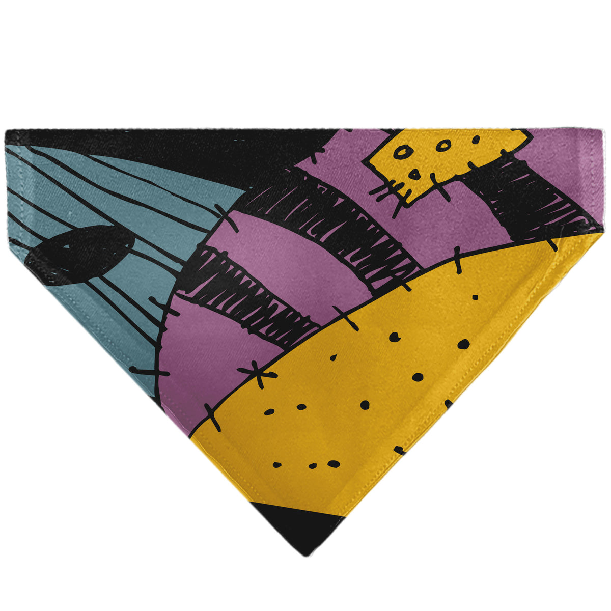 Pet Bandana - The Nightmare Before Christmas Sally Dress Patchwork