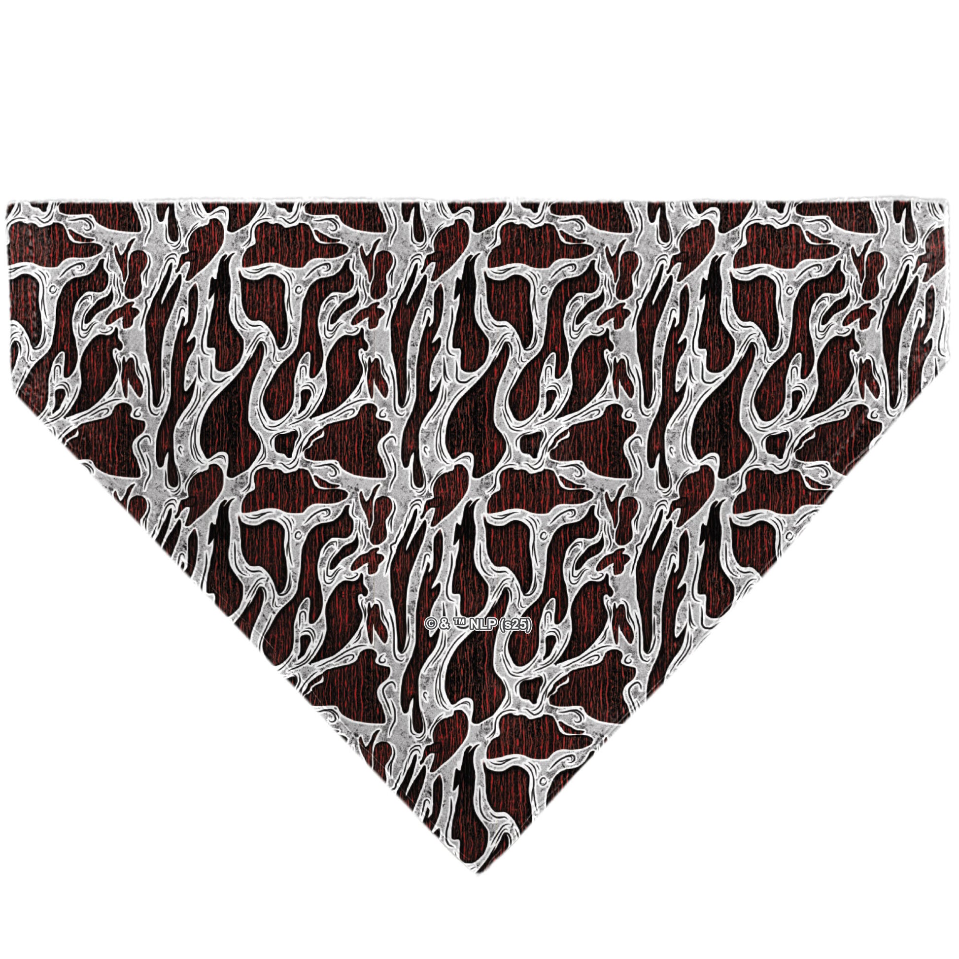 Pet Bandana - A Nightmare on Elm Street Freddy Melted Black/White/Red Pet Bandanas A Nightmare on Elm Street