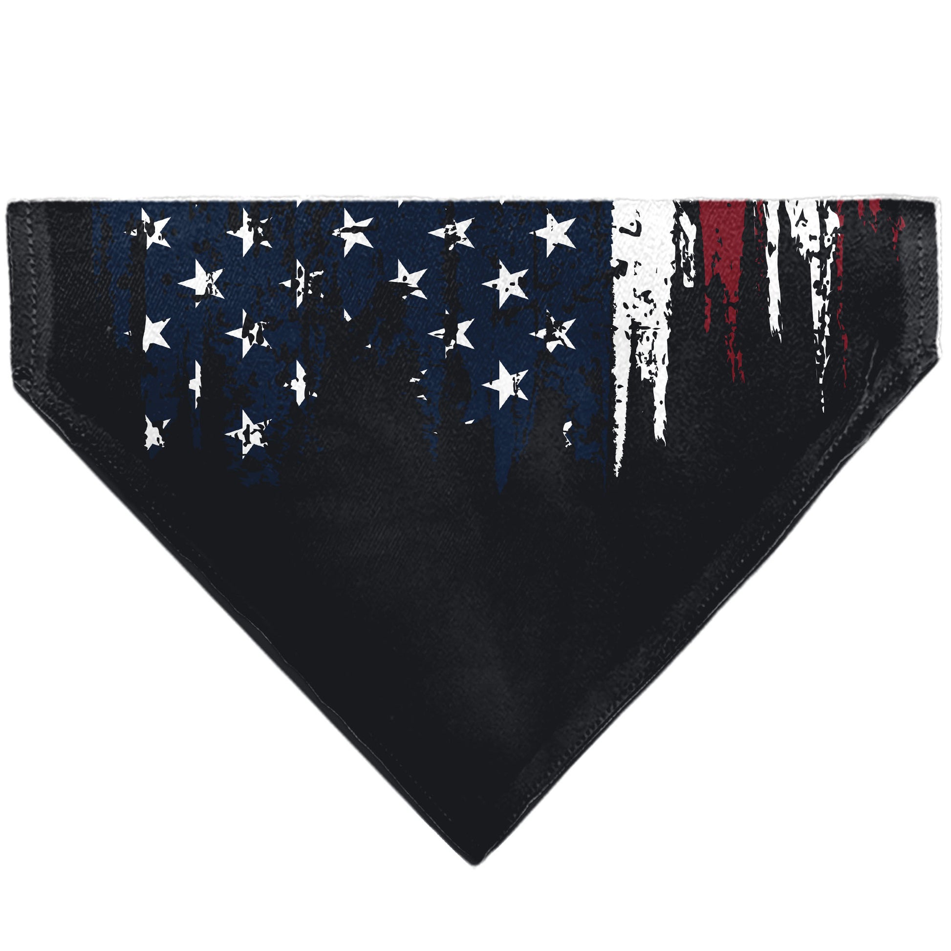 Pet Bandana - Ford BRONCO Americana Stars and Stripes Weathered Red/White/Blue Pet Bandanas Ford