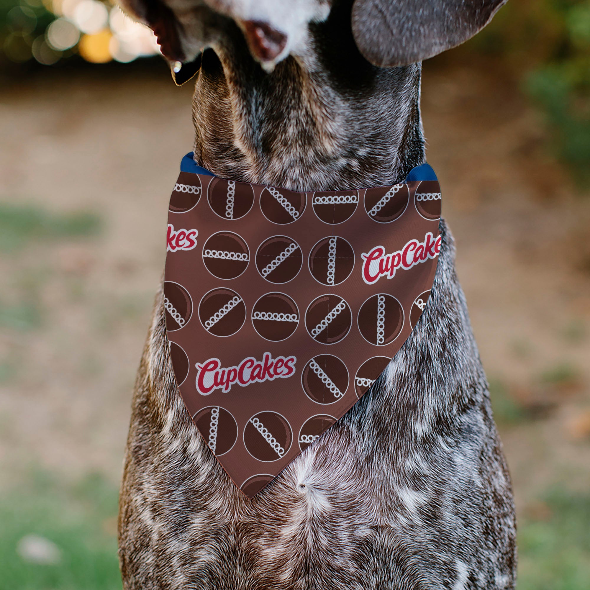 Pet Bandana - Hostess Cupcakes Turns and Logo Brown