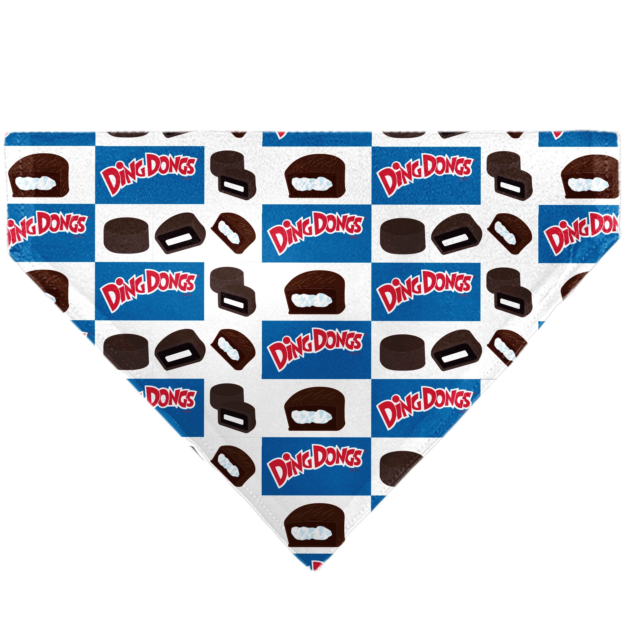 Pet Bandana - Hostess Ding Dongs and Logo Blue