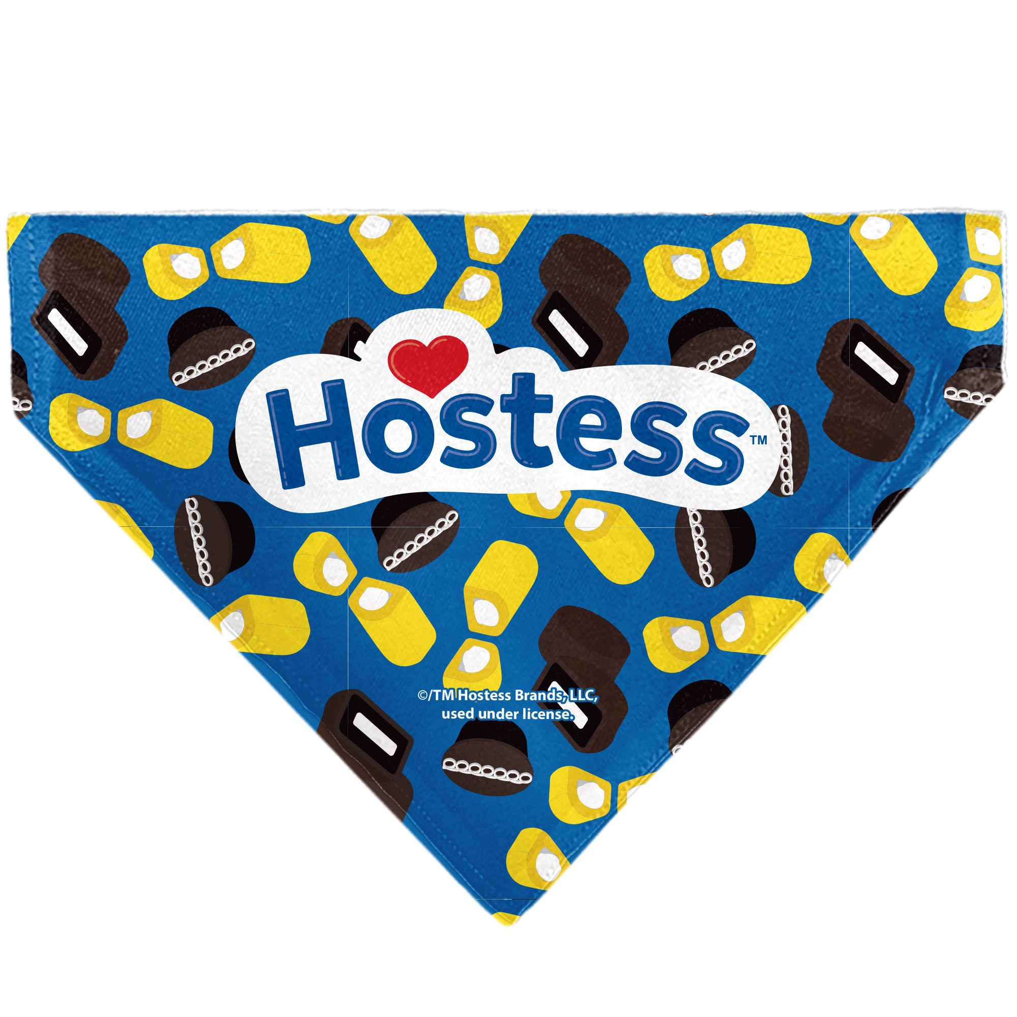Pet Bandana - Hostess Cupcakes Ding Dongs Twinkies and Logo Light Blue