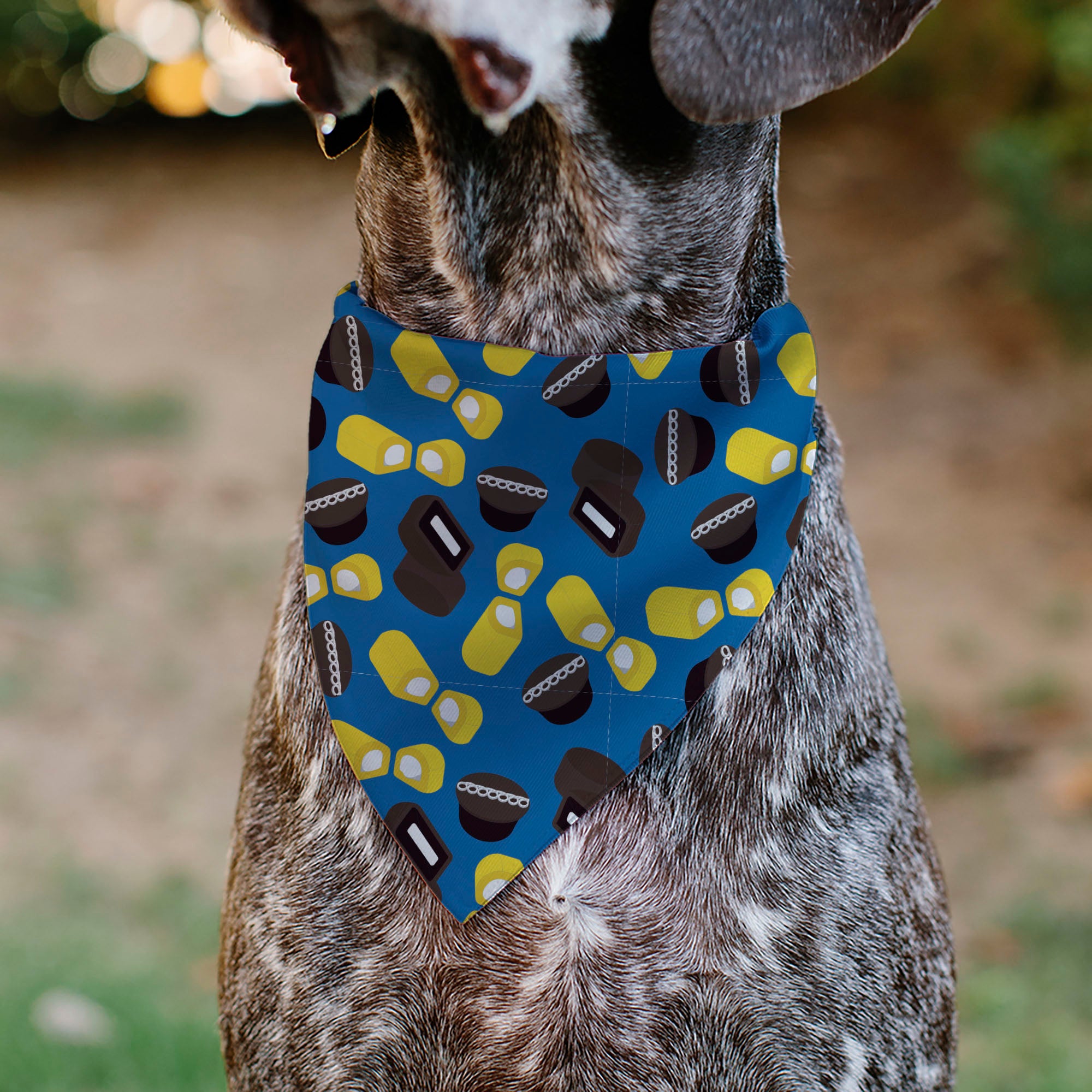 Pet Bandana - Hostess Cupcakes Ding Dongs Twinkies and Logo Light Blue