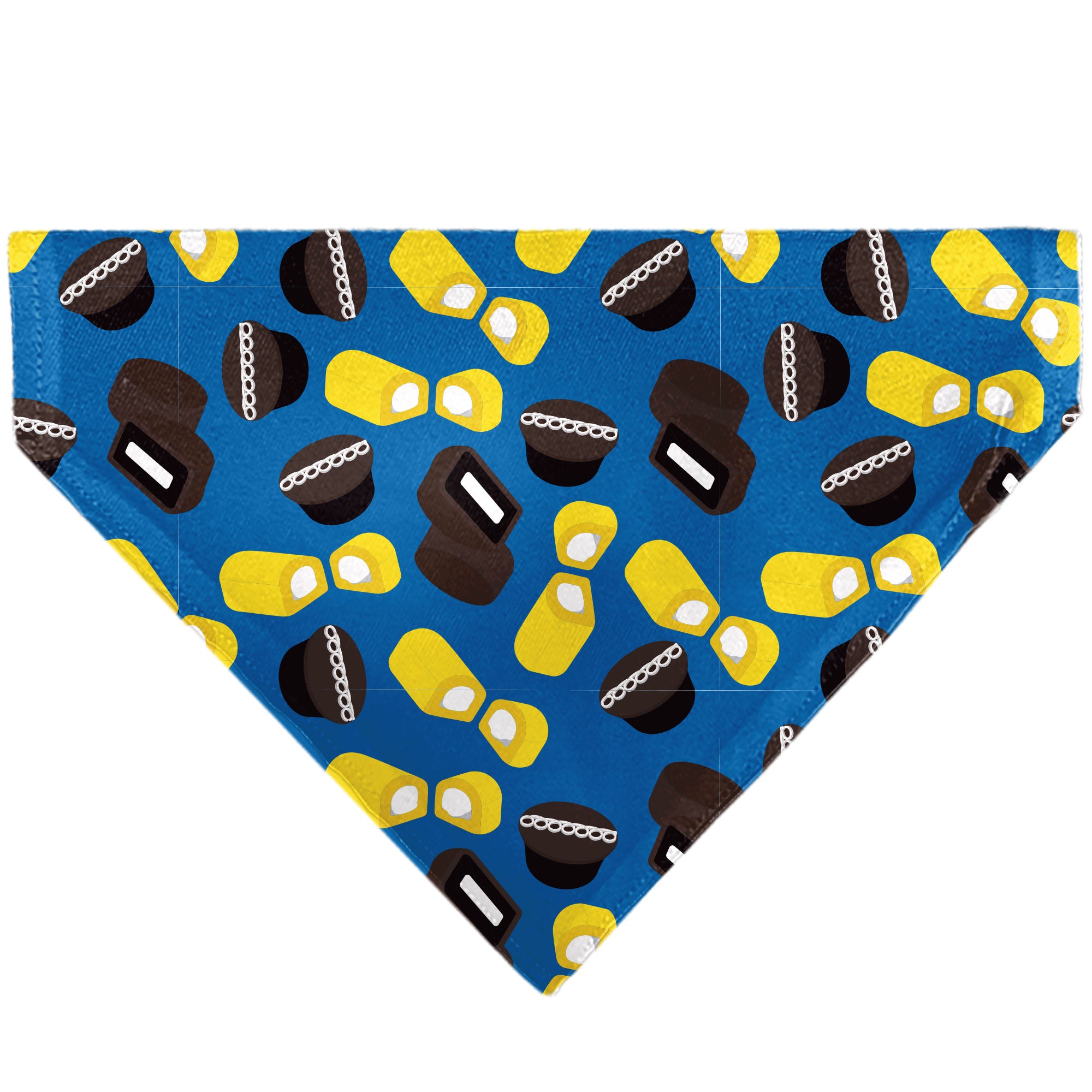 Pet Bandana - Hostess Cupcakes Ding Dongs Twinkies and Logo Light Blue