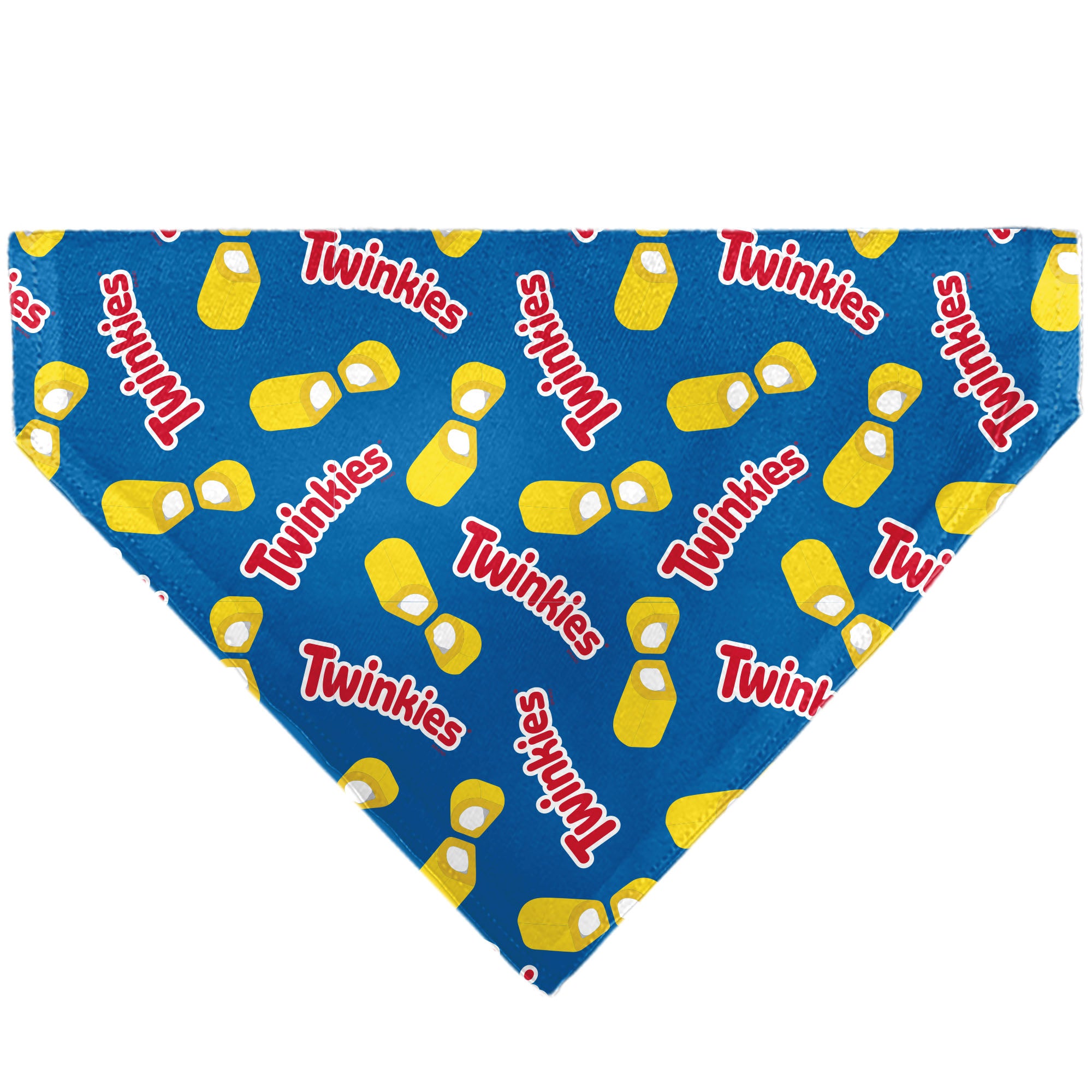 Pet Bandana - Hostess Twinkies Pieces and Logo Blue/Yellow/White