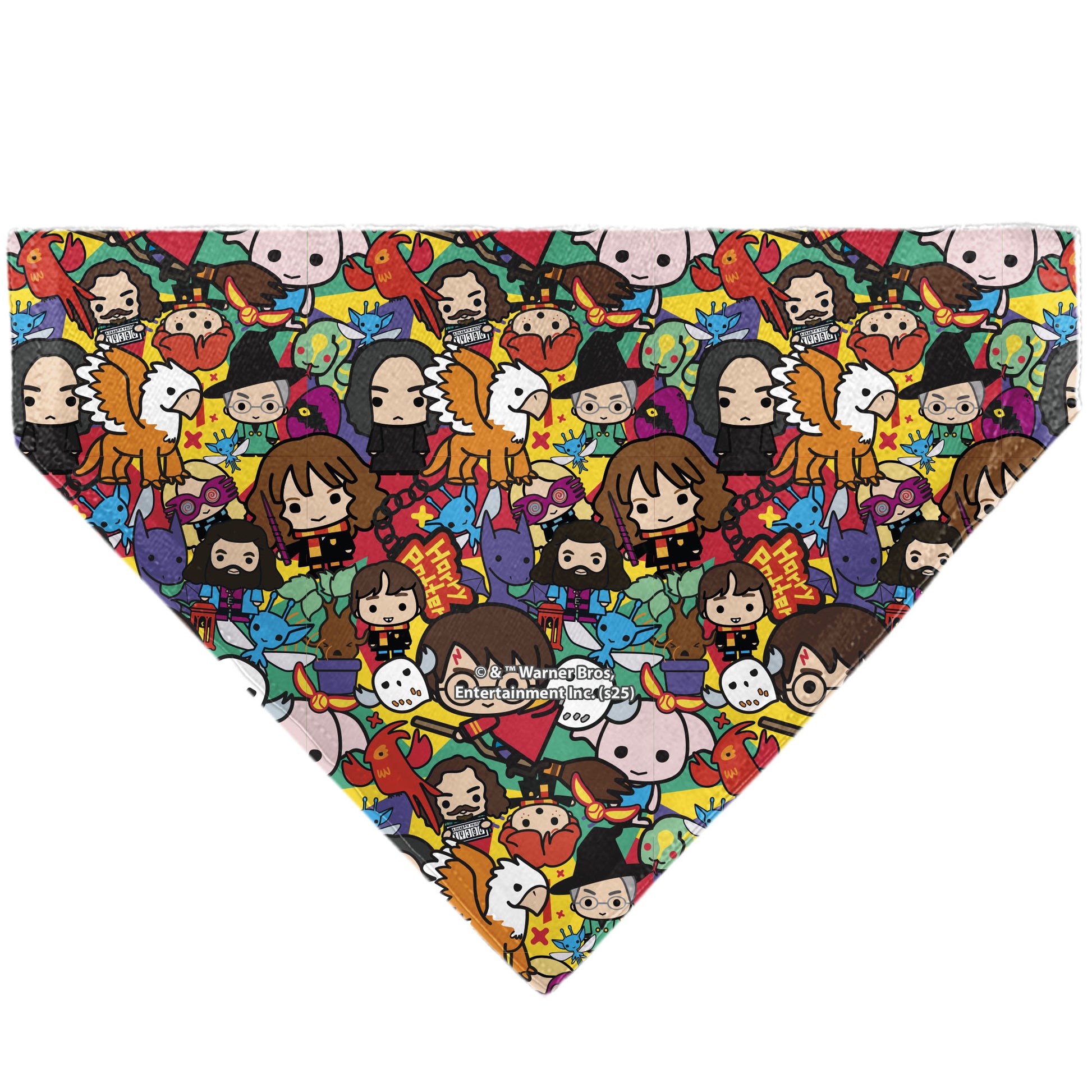 Pet Bandana - Harry Potter Chibi Charm Characters Stacked Pet Bandanas Harry Potter