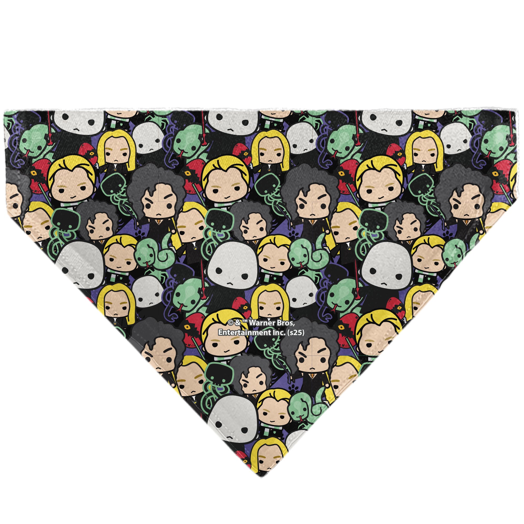 Pet Bandana - Harry Potter Chibi Charm Dark Arts Characters Stacked Pet Bandanas Harry Potter