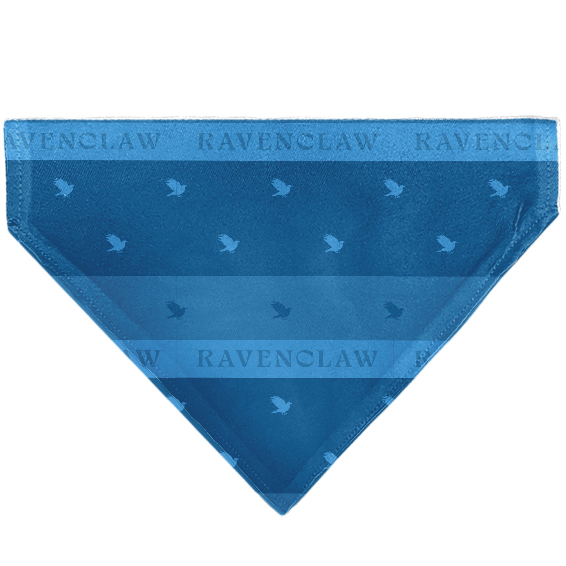 Pet Bandana - Harry Potter RAVENCLAW Traits Banner and Icons Blues/Yellow Pet Bandanas Harry Potter