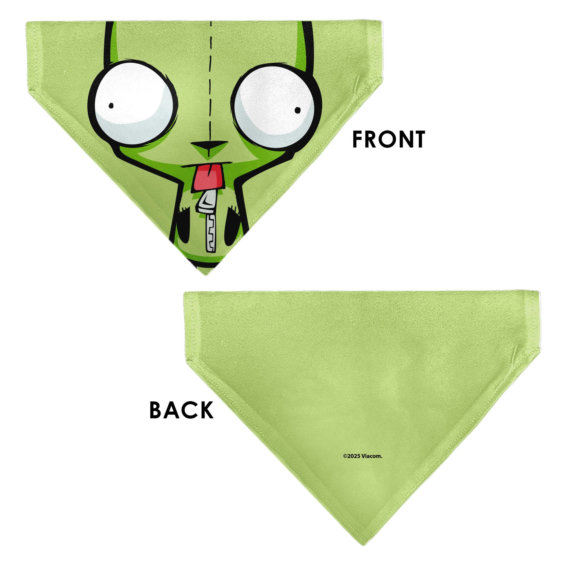 Pet Bandana - Invader Zim GIR Full Body Pose Close-Up Greens Pet Bandanas Invader Zim
