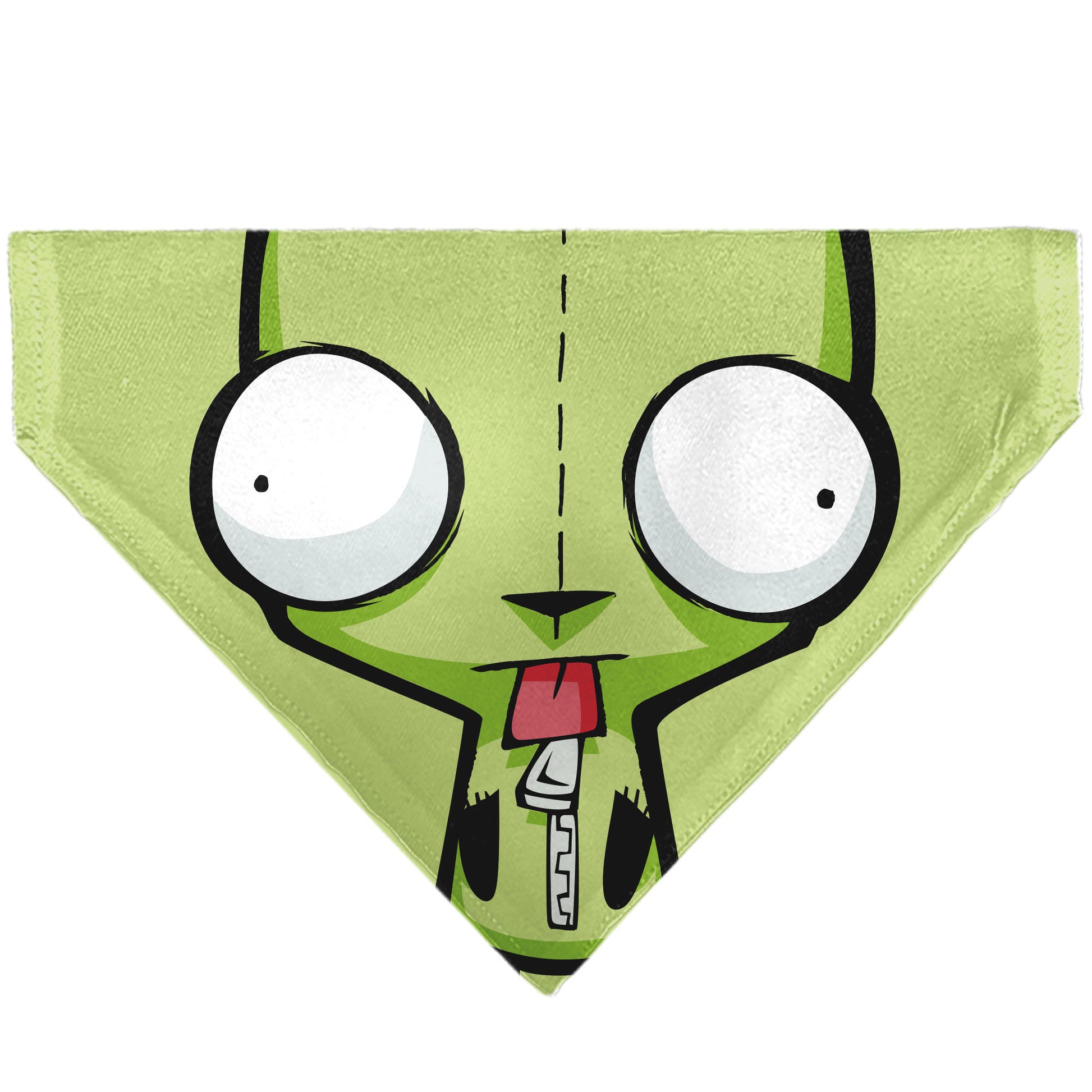 Pet Bandana - Invader Zim GIR Full Body Pose Close-Up Greens Pet Bandanas Invader Zim