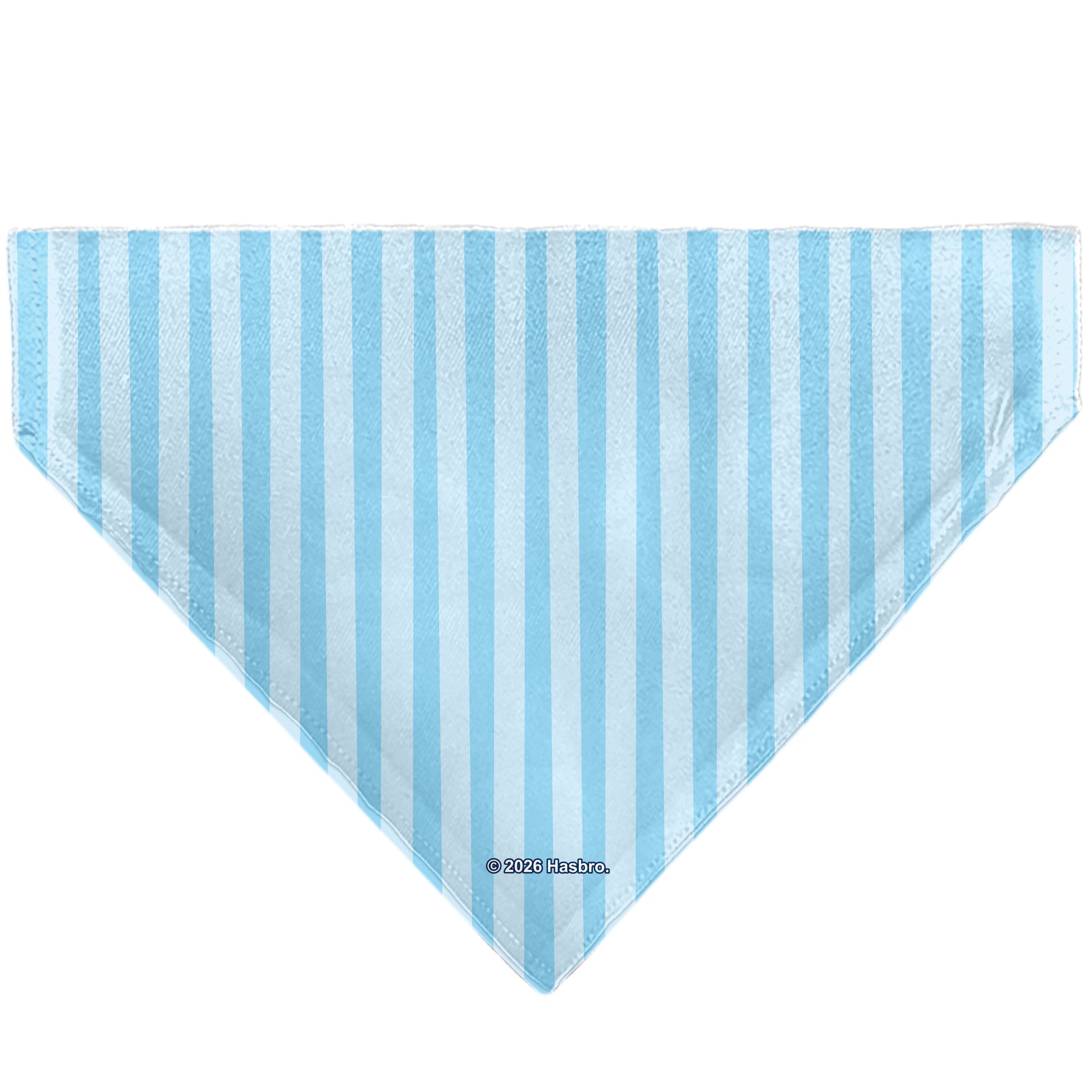 Pet Bandana - LITTLEST PET SHOP Animal Poses and Title Logo Stripe Blues Pet Bandanas Littlest Pet Shop