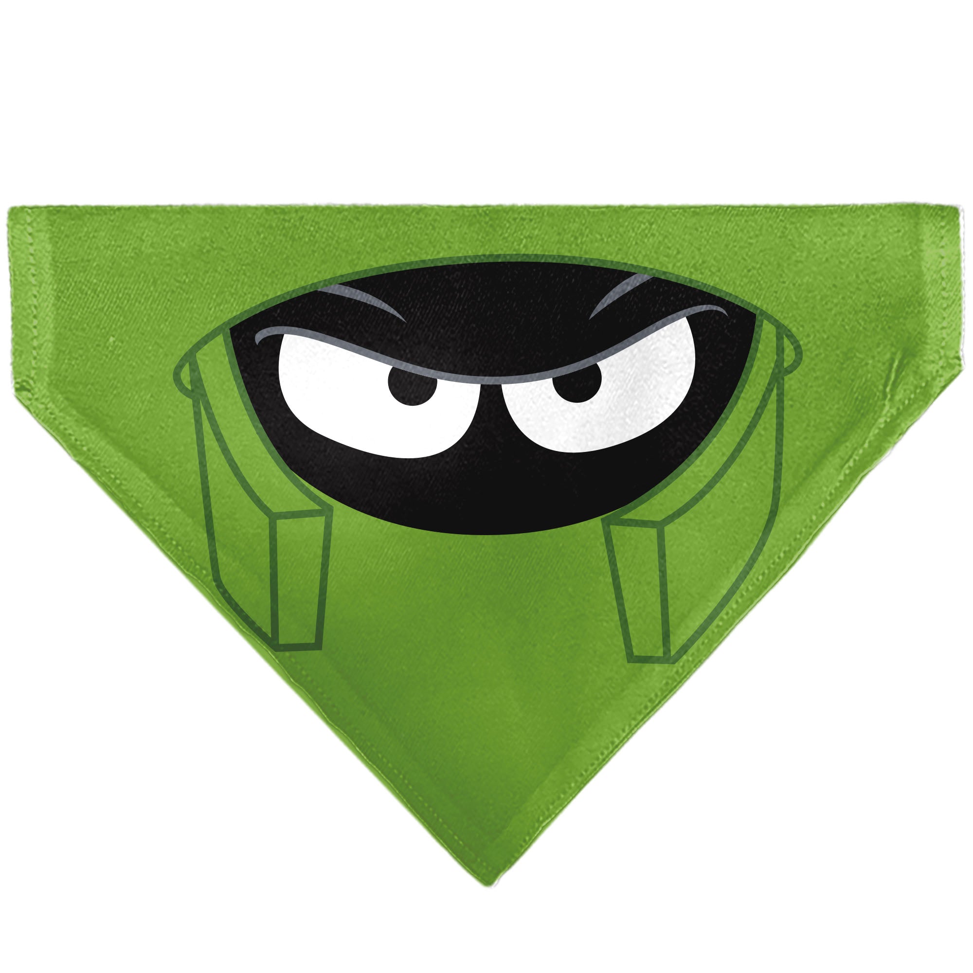 Pet Bandana - LOONEY TUNES Marvin the Martian Face Close-Up Green
