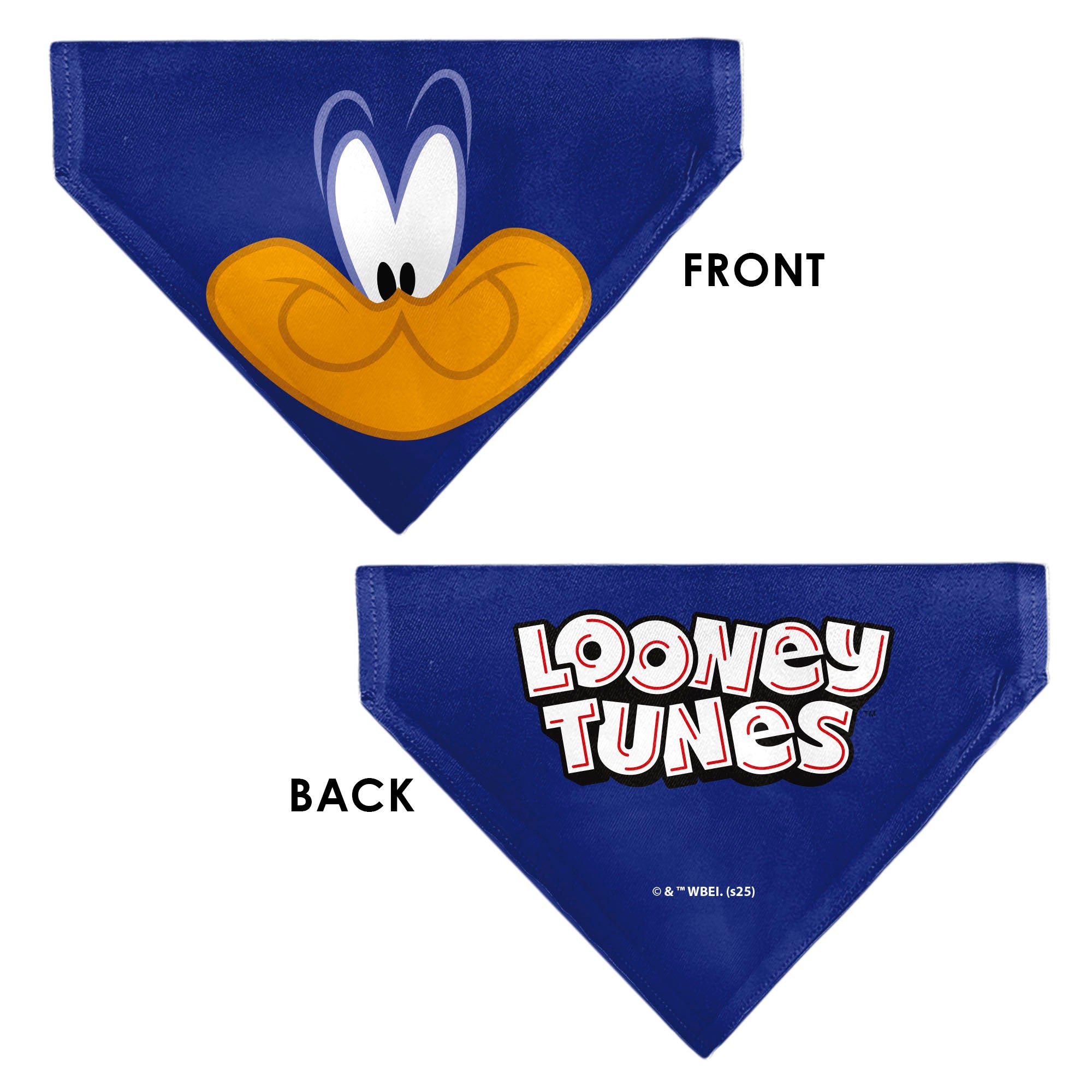 Pet Bandana - LOONEY TUNES Road Runner Face Close-Up Blue