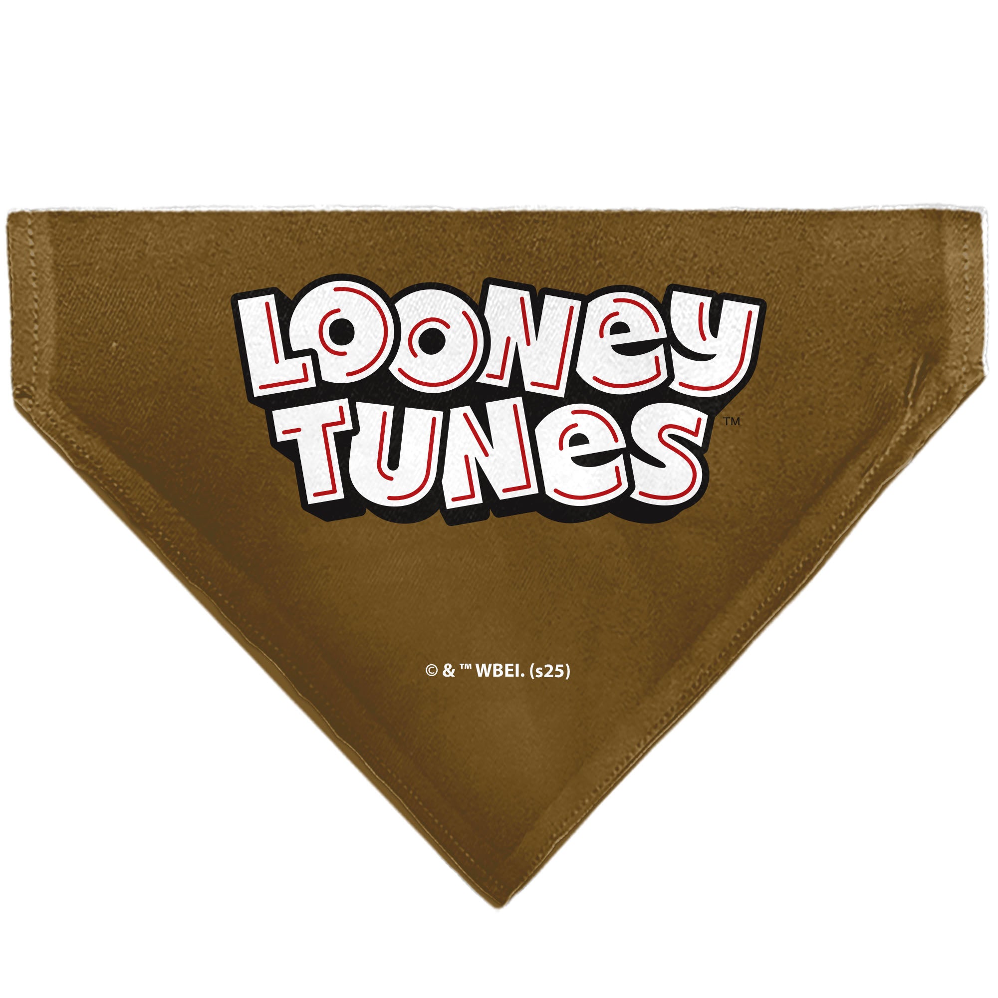Pet Bandana - LOONEY TUNES Wile E. Coyote Face Close-Up Brown
