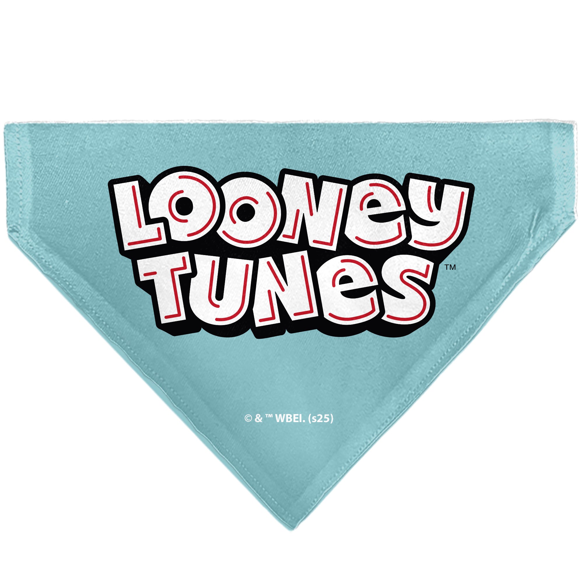 Pet Bandana - Taz Tasmanian Devil CRAZY IN LOVE Heart Pose and Title Logo Blue Pet Bandanas Looney Tunes