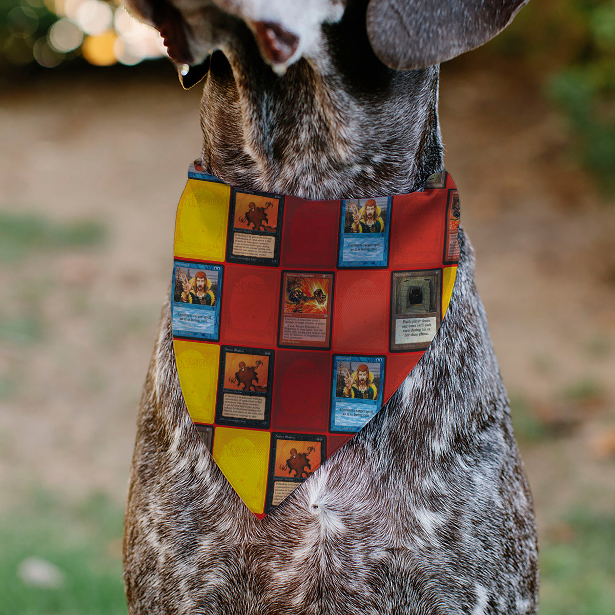 Pet Bandana - Magic the Gathering Four Classic Era Deck Cards Pet Bandanas Magic the Gathering