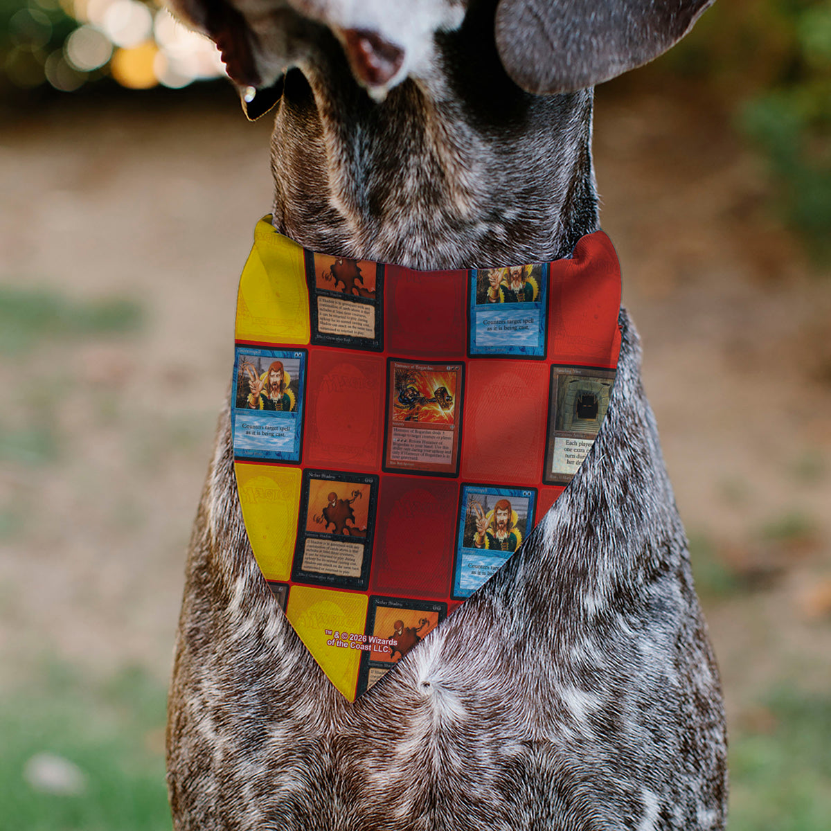 Pet Bandana - Magic the Gathering Four Classic Era Deck Cards Pet Bandanas Magic the Gathering